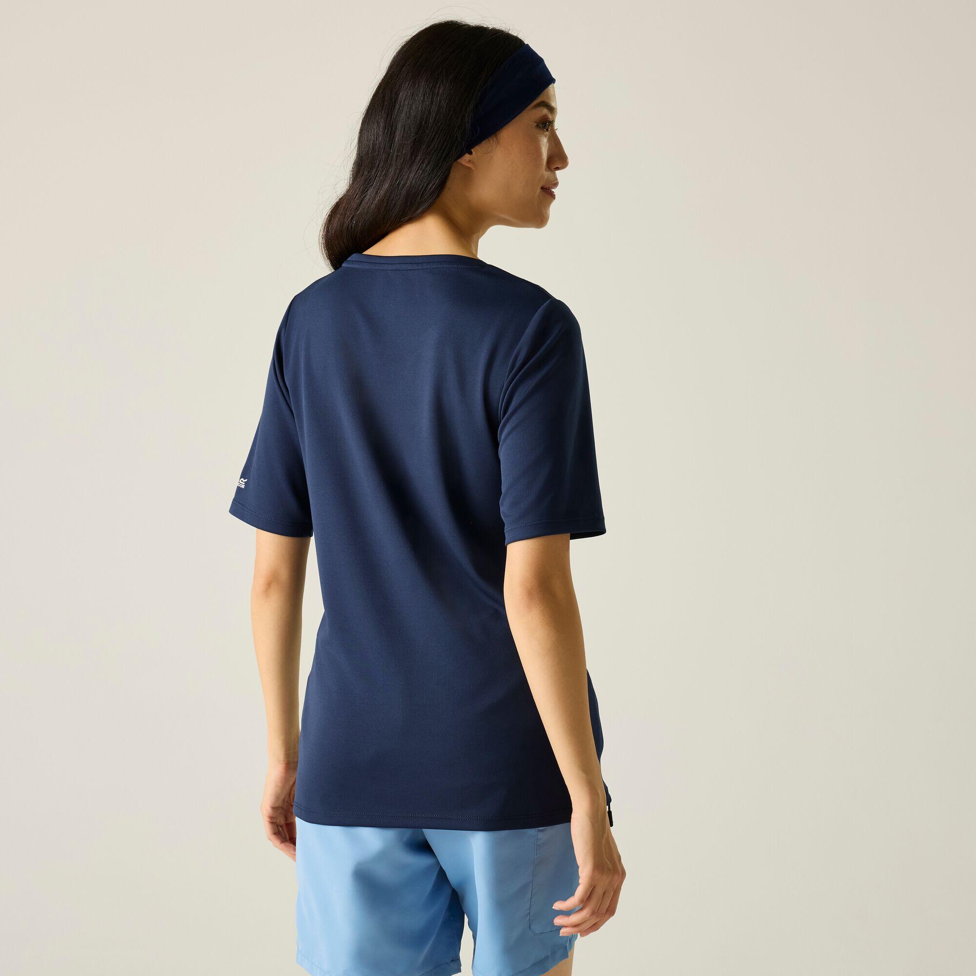 T-shirt à manches courtes et col en V pour femme Fingal 2/5