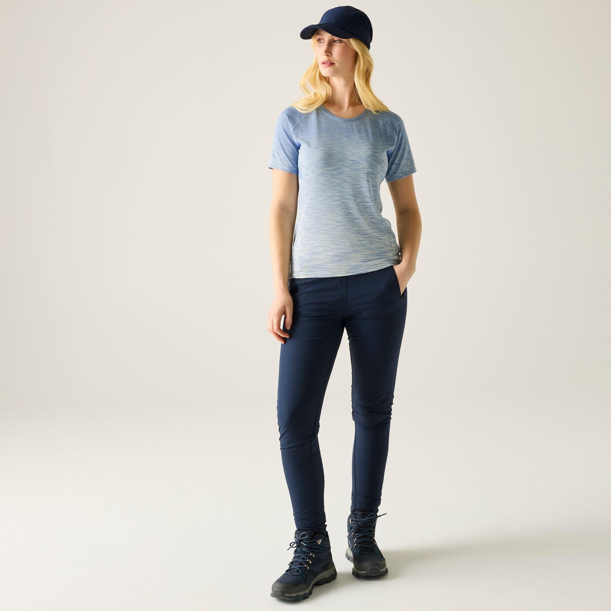 T-shirt à manches courtes Laxley II pour femme, effet chiné dégradé 4/5