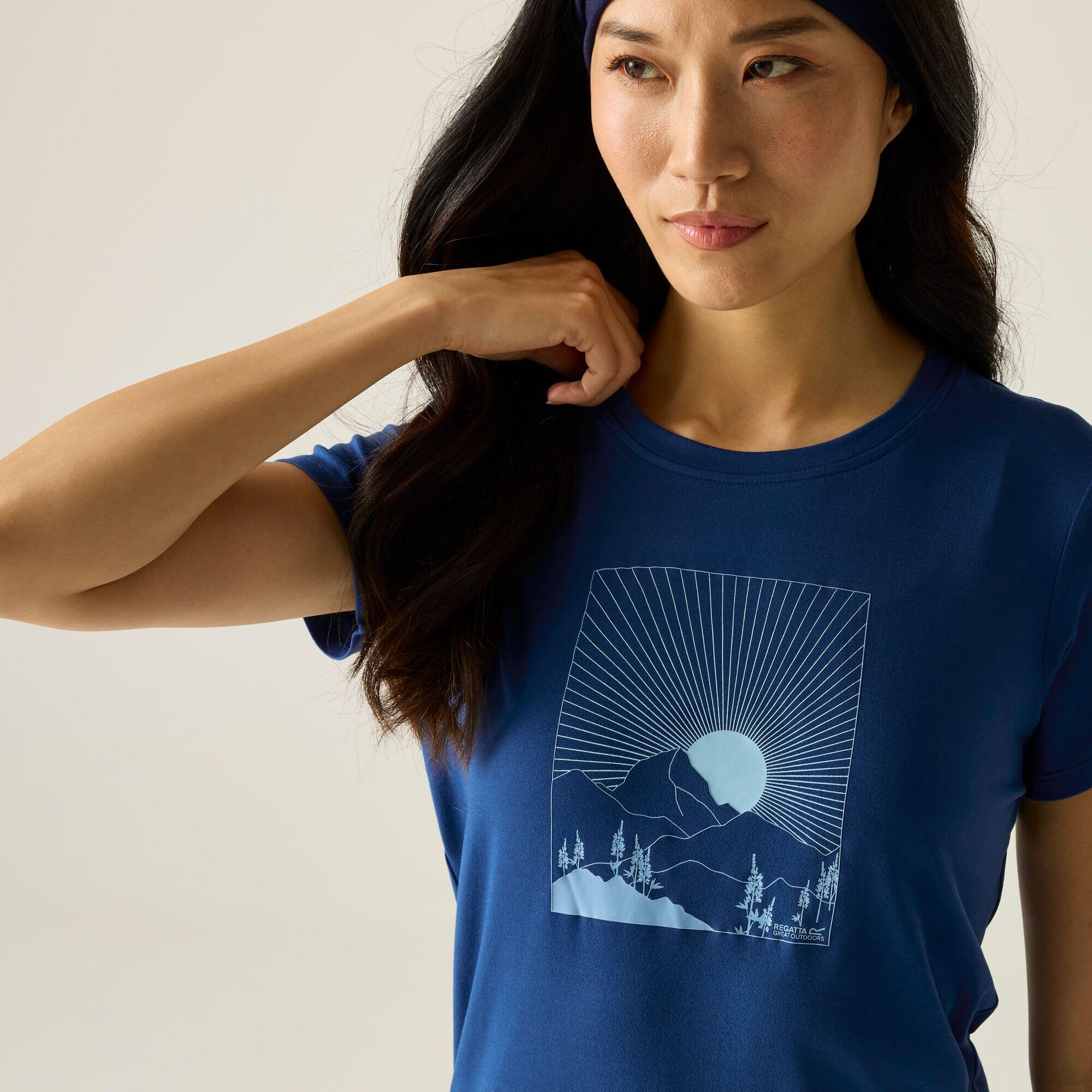 T-shirt graphique extensible à manches courtes Fingal pour femmes 4/5