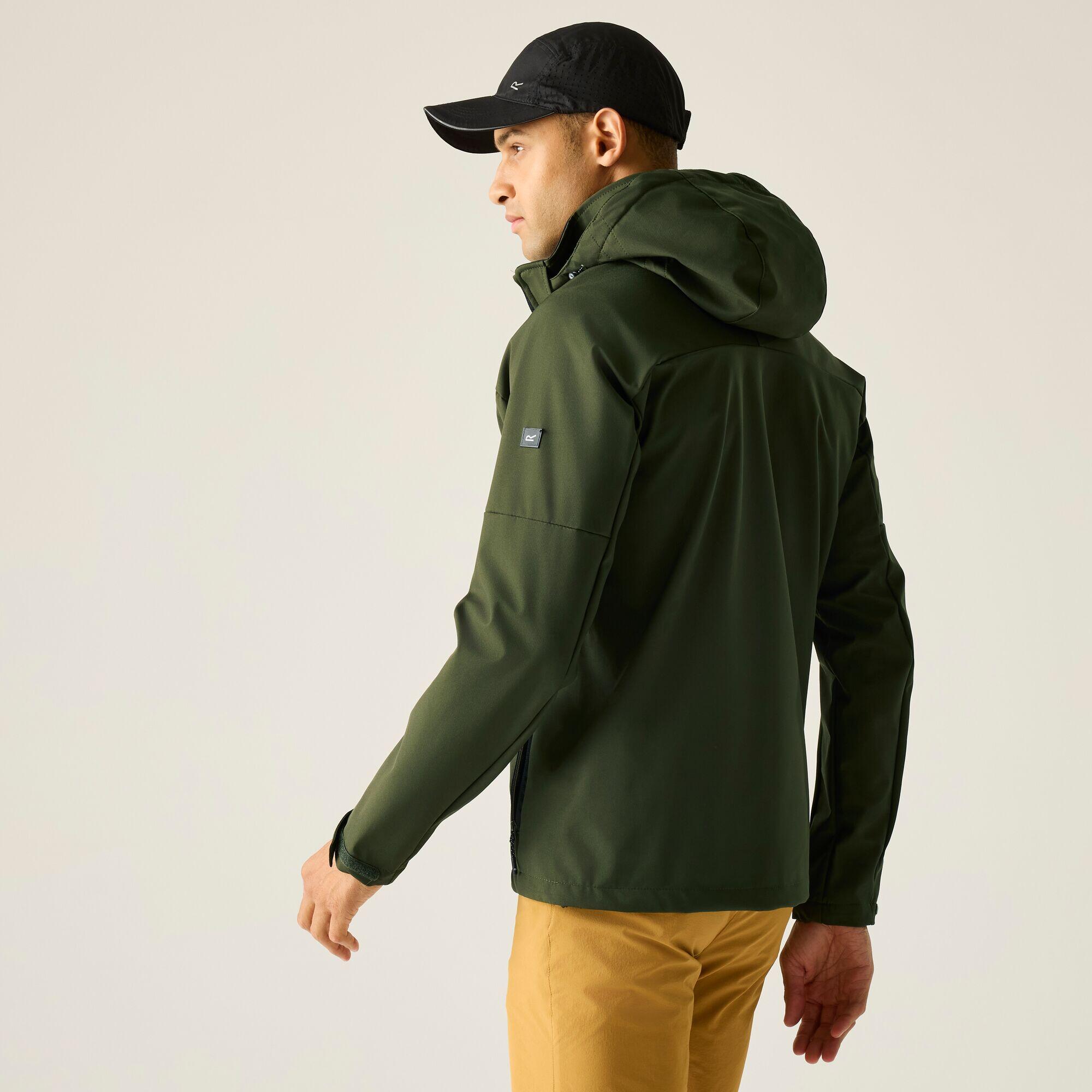 Heren Arana Waterdichte Softshell Jas met Capuchon 2/6