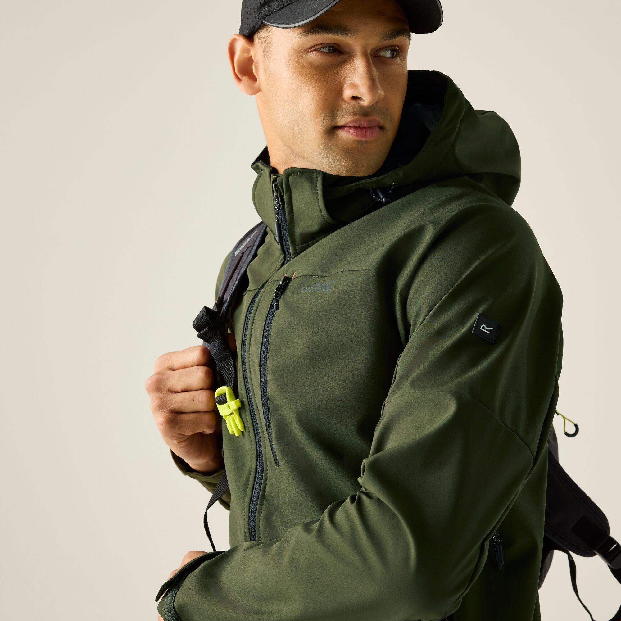Heren Arana Waterdichte Softshell Jas met Capuchon 5/6