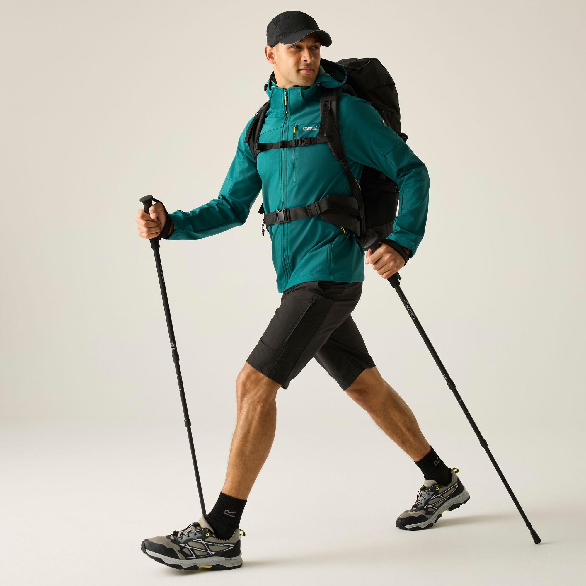 Giacca softshell impermeabile con cappuccio Arana da uomo 3/7