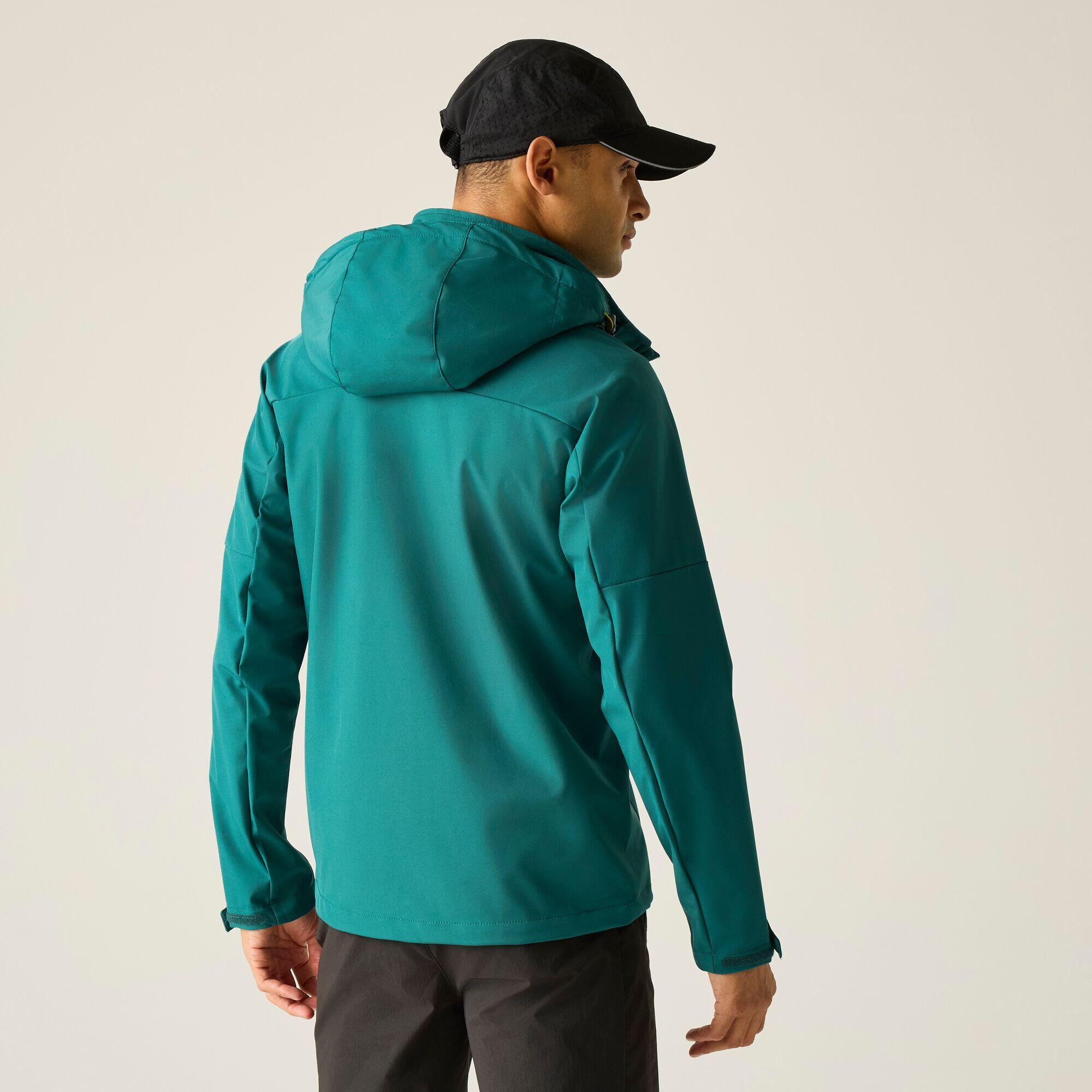 Giacca softshell impermeabile con cappuccio Arana da uomo 2/7