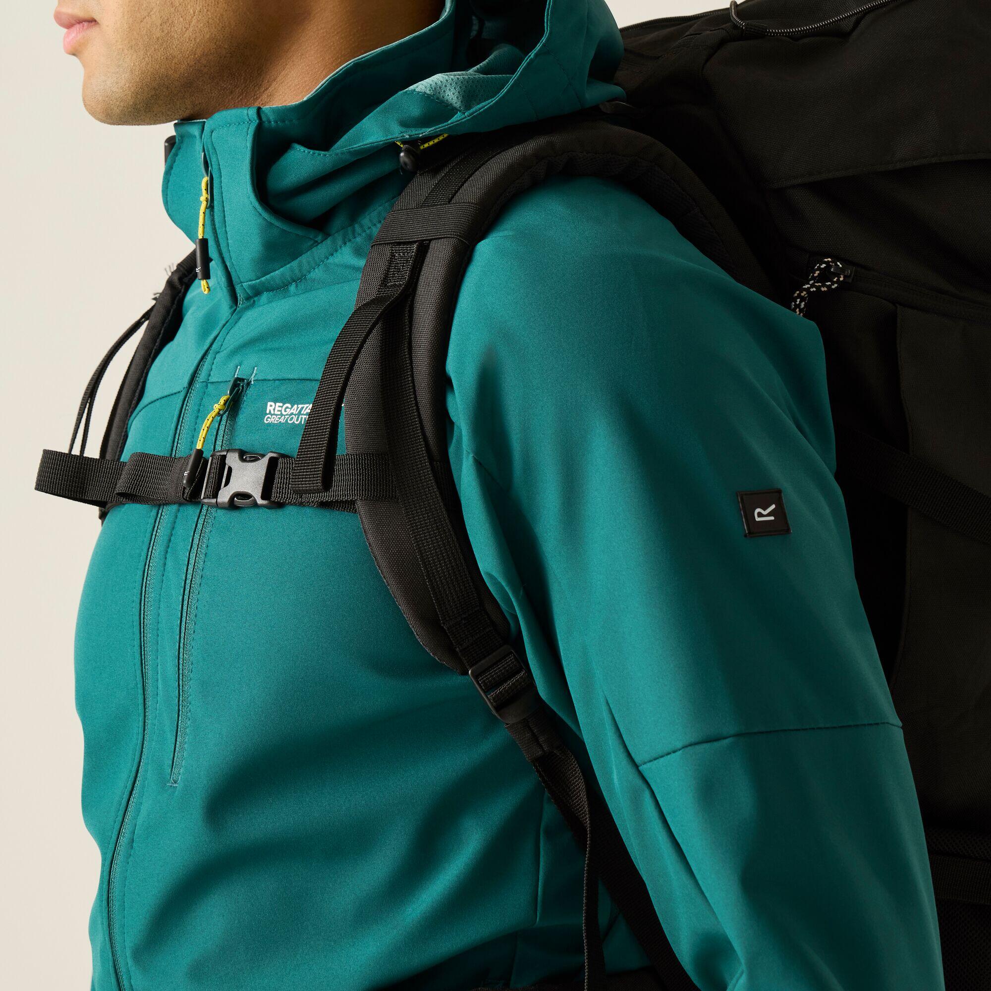 Giacca softshell impermeabile con cappuccio Arana da uomo 5/7