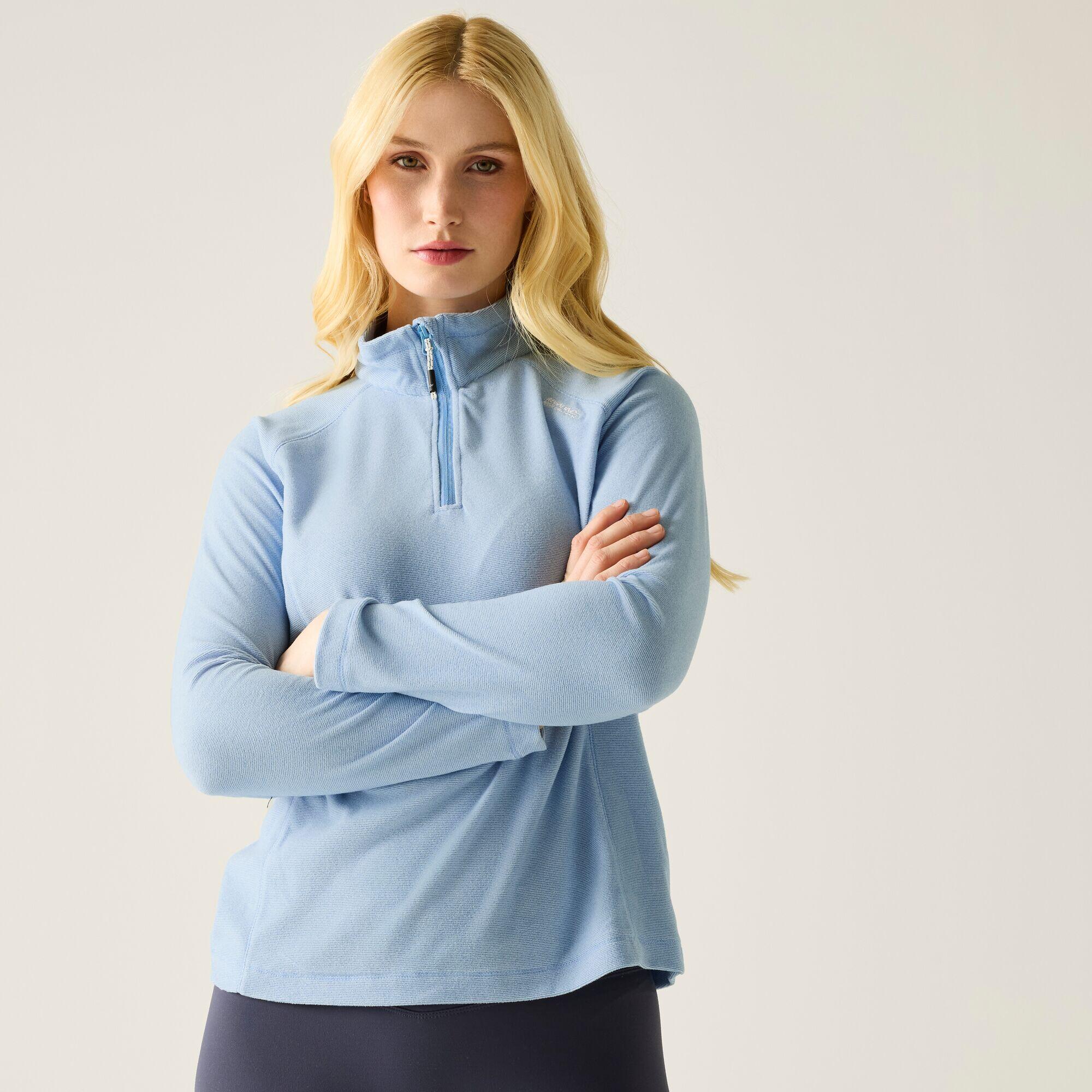 Montes Womens Lightweight Half-Zip Hiking Fleece 2/5