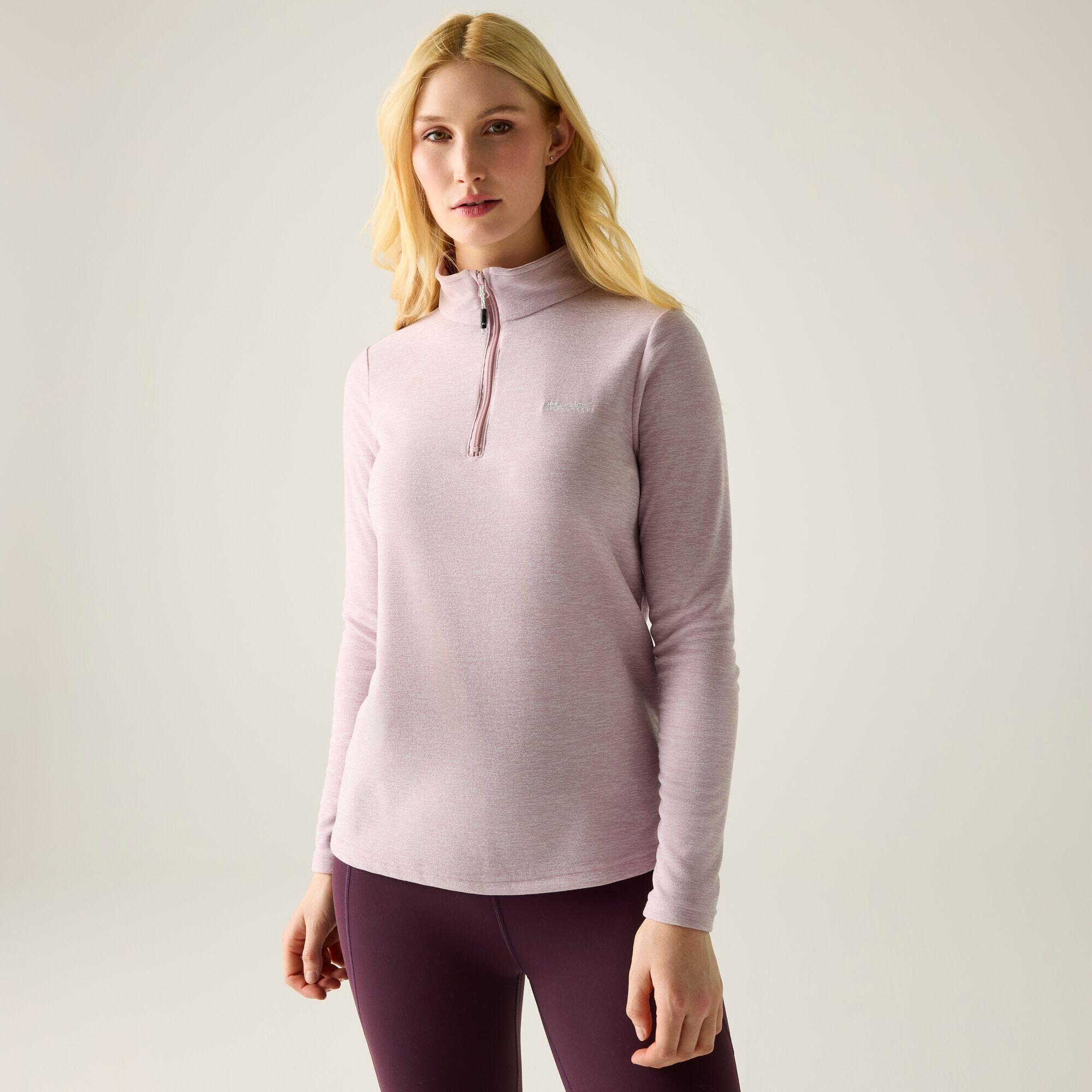 Womens Sweethart Marl Half Zip Fleece 2/5