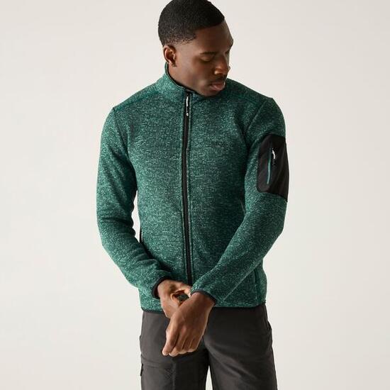 Polaire isolante extensible entièrement zippée Newhill pour homme