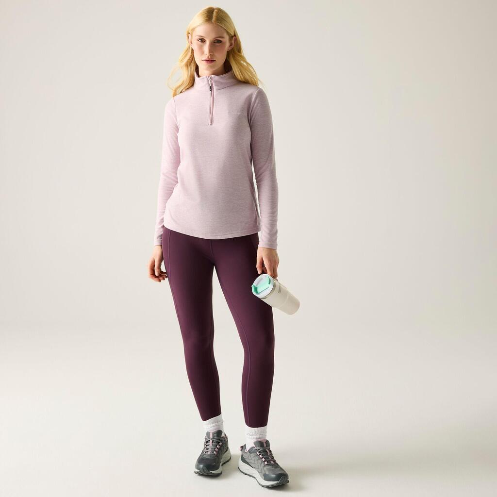 Womens Sweethart Marl Half Zip Fleece