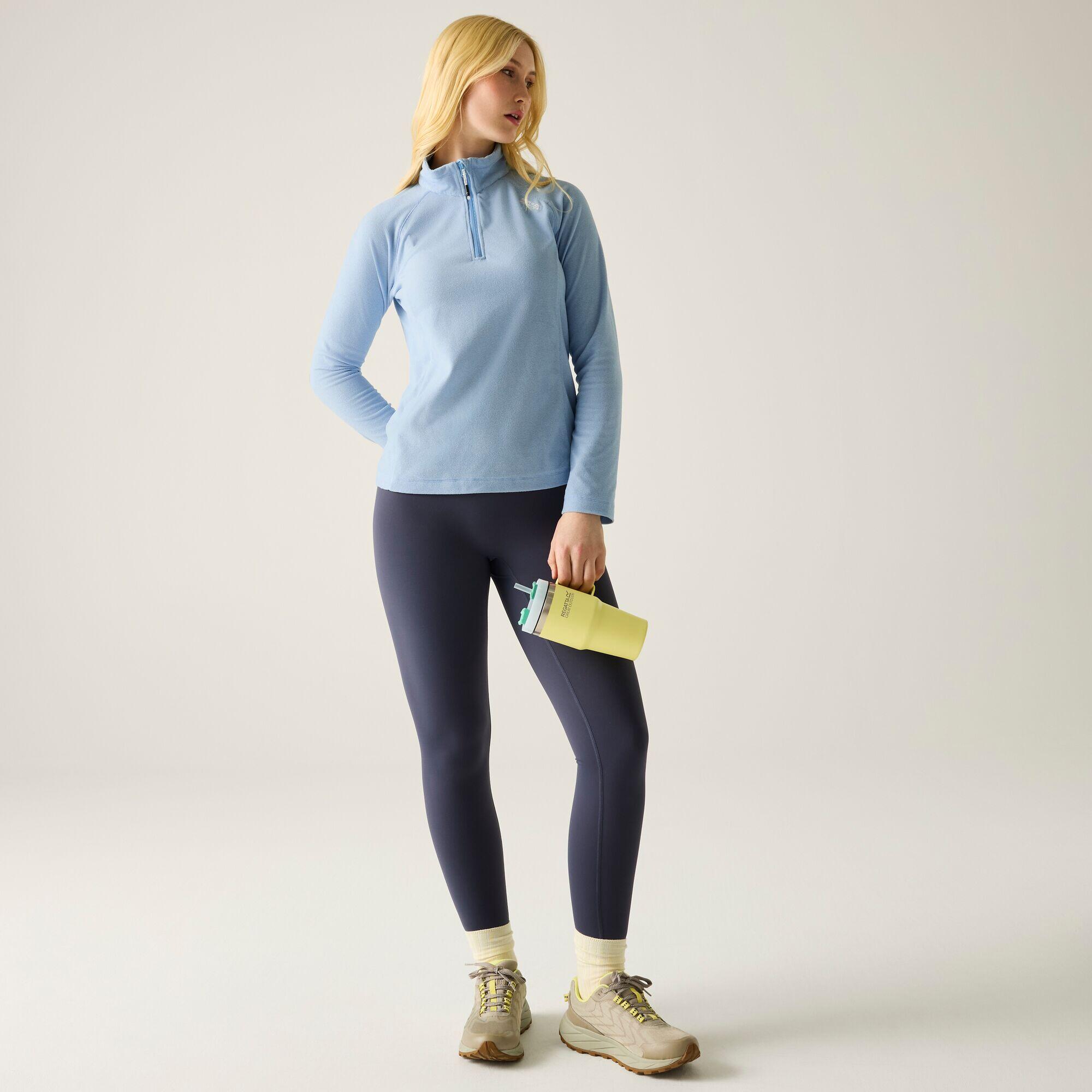 Montes Womens Lightweight Half-Zip Hiking Fleece 4/5
