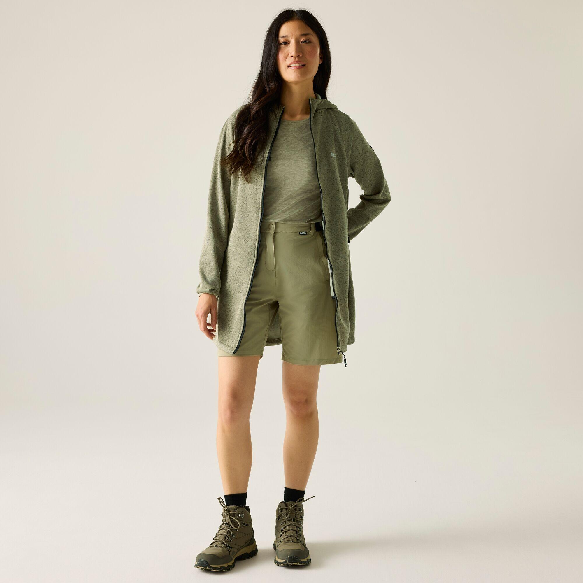 Bloomfield Long Line Fill Zip Hooded Fleece voor dames 3/5