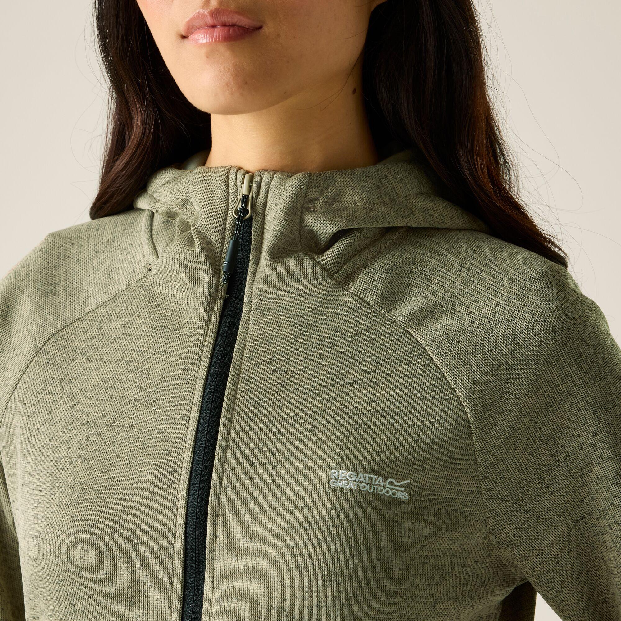 Bloomfield Long Line Fill Zip Hooded Fleece voor dames 4/5