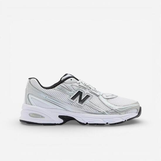 New Balance 740 White Silver Metallic Navy