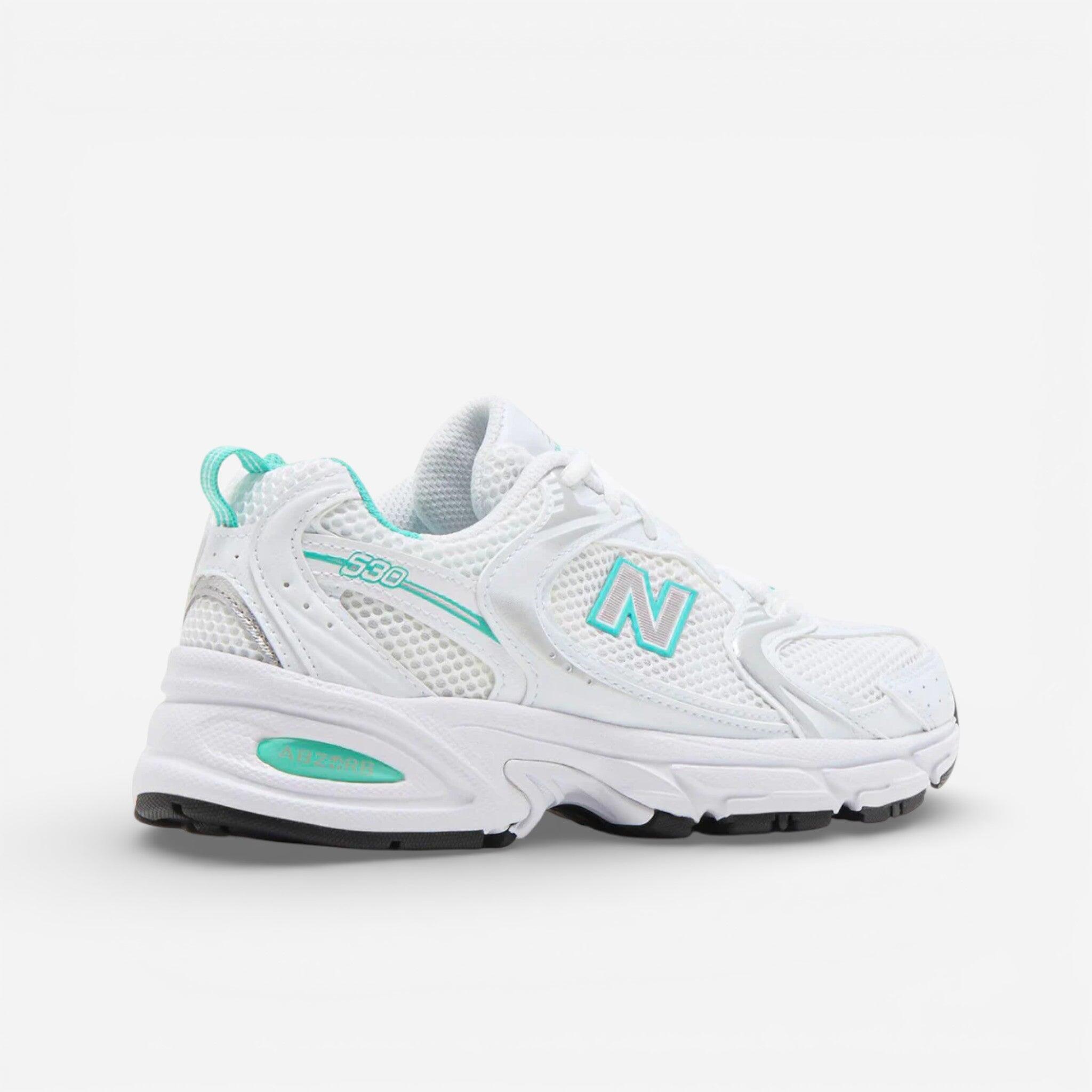 New Balance 530 White Teal 3/3