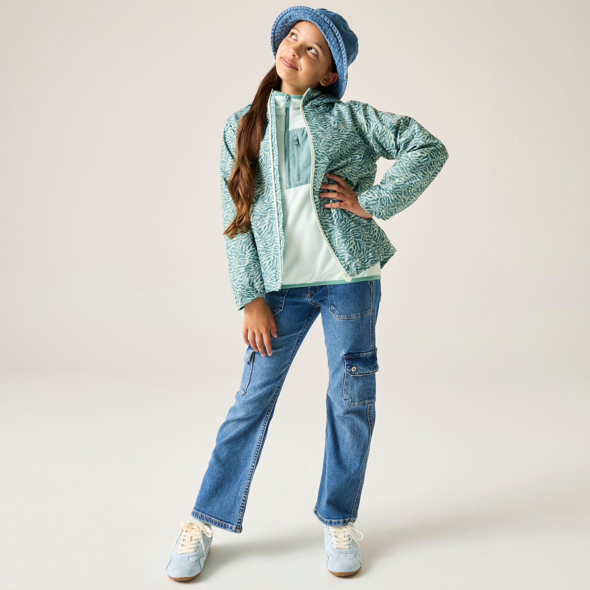 Kids Printed Lever Waterproof Shell Jacket 3/5