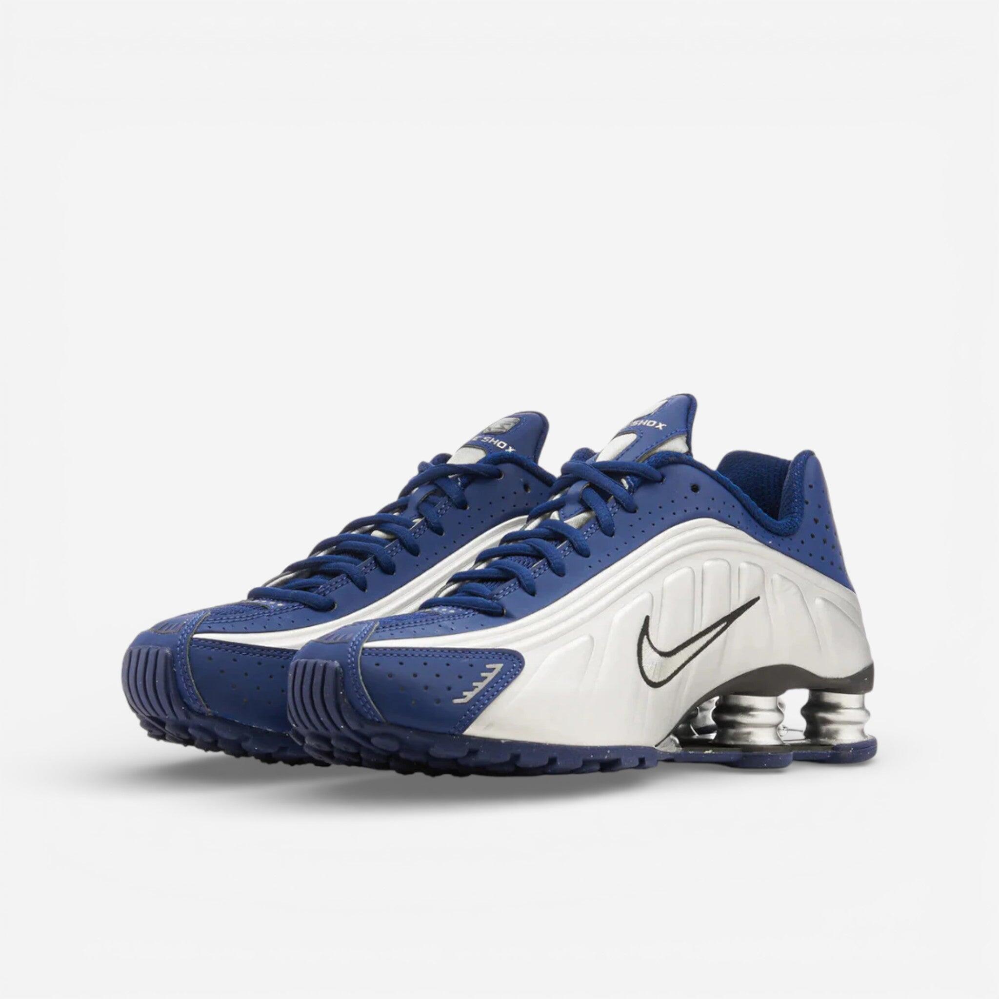 Nike Shox R4 Blue Void (Women's) 3/4