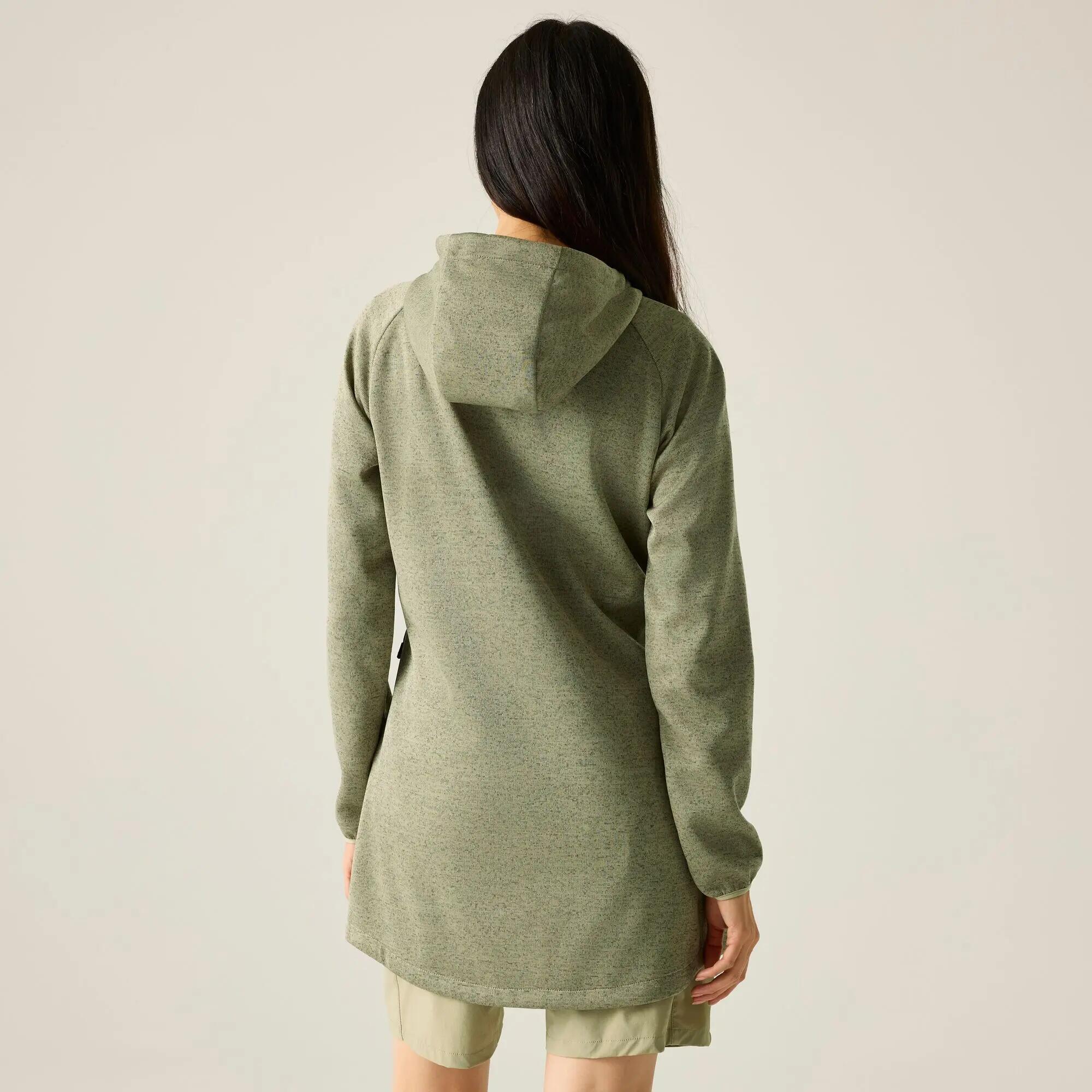 Bloomfield Long Line Fill Zip Hooded Fleece voor dames 2/5