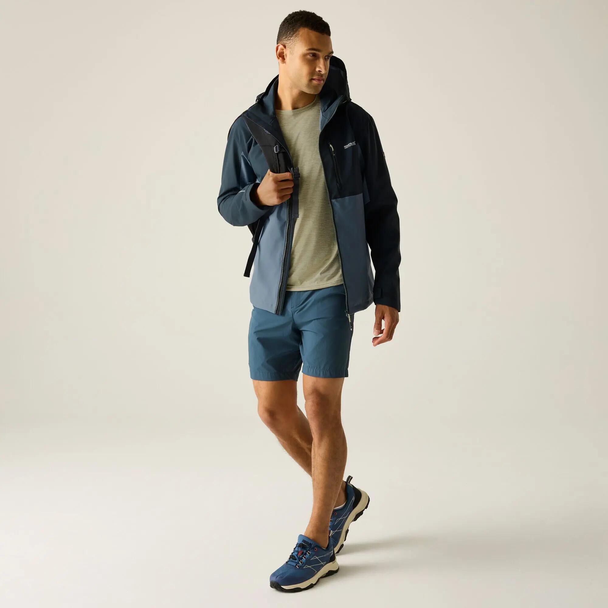 Bosfield Herren-Wanderjacke mit Kapuze und Einsätzen, wasserdicht 3/7