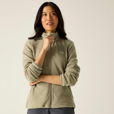 Fleece wandelen dames hoge kraag ritszakken floreo iv