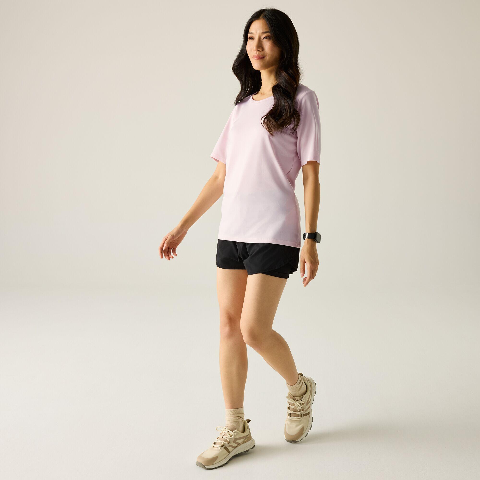 T-shirt à manches courtes et col en V pour femme Fingal 3/5