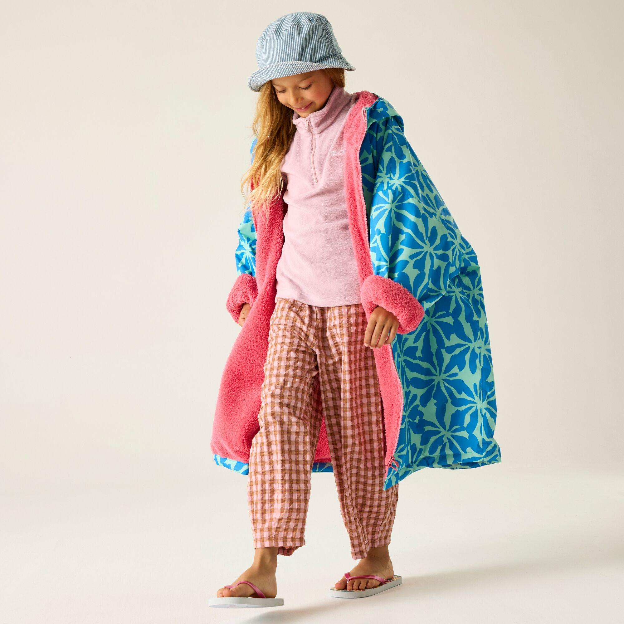Badponcho Wandelen Kinderen Waterdicht 3/7