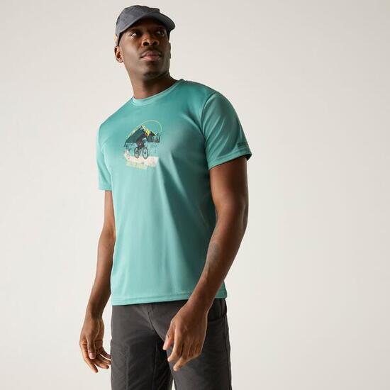 T-shirt à manches courtes pour homme Fingal avec slogan