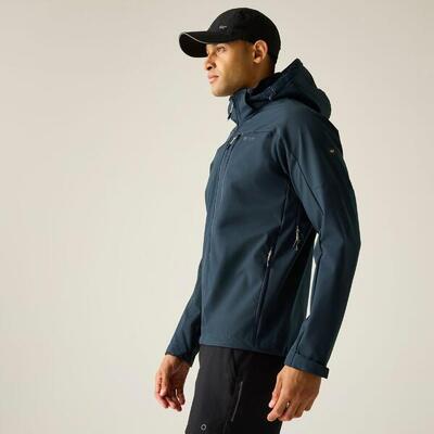 Heren arana waterdichte softshell jas met capuchon