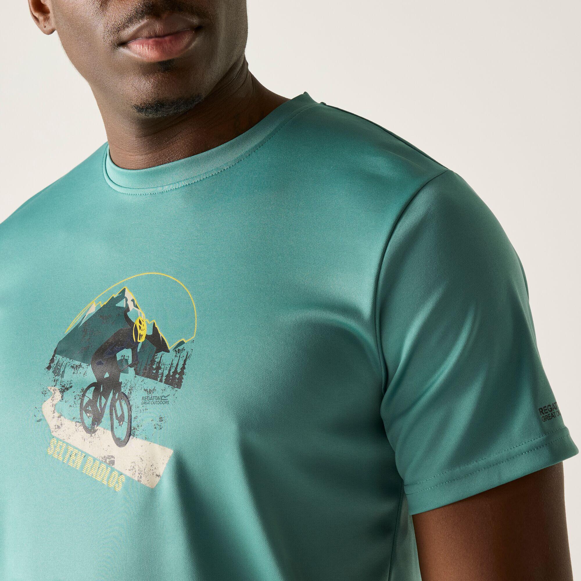 T-shirt à manches courtes pour homme Fingal avec slogan 4/5