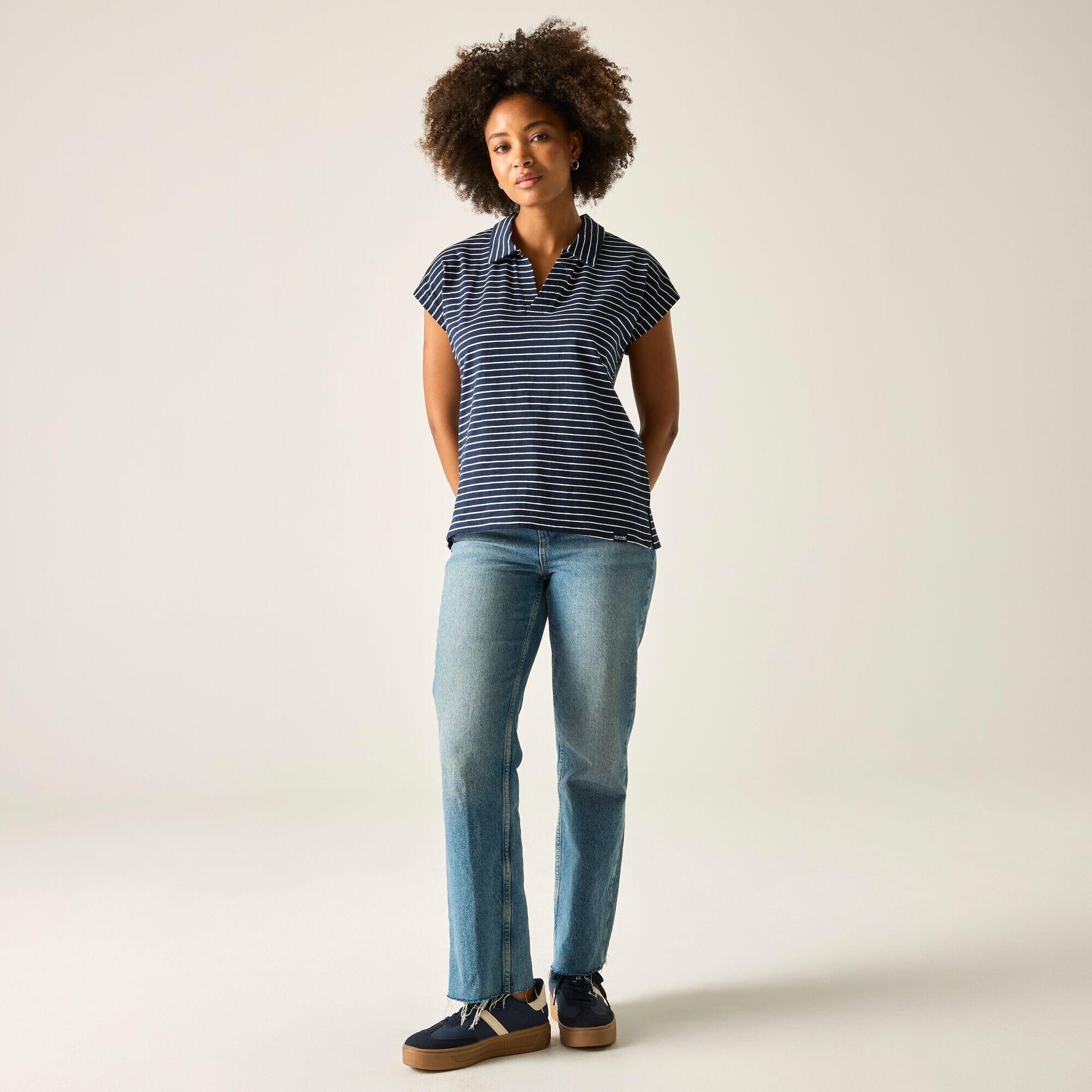 T-shirt à manches courtes et col Lorana pour femme 3/6