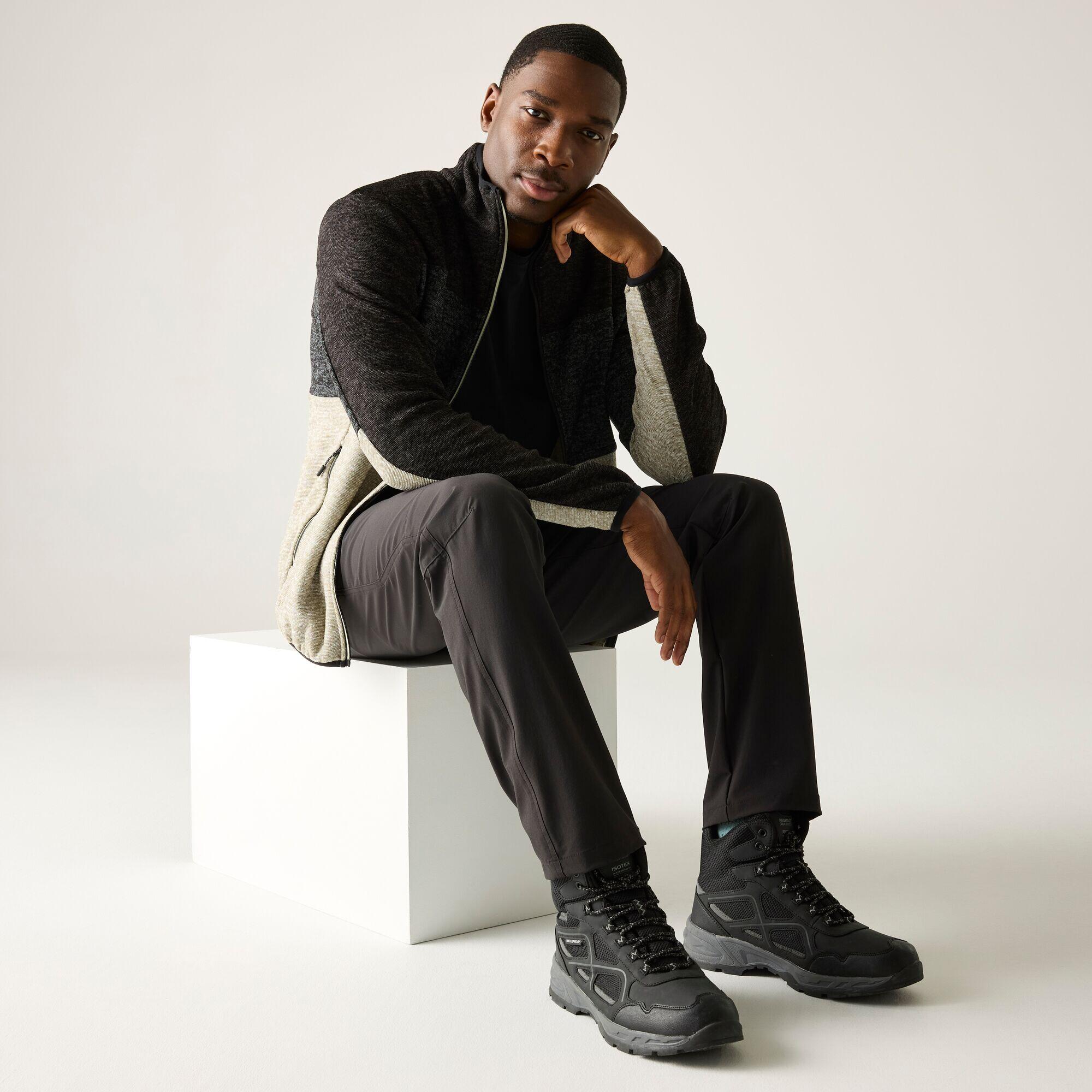 Polaire Elram à fermeture éclair intégrale et blocs de couleurs pour homme 3/5