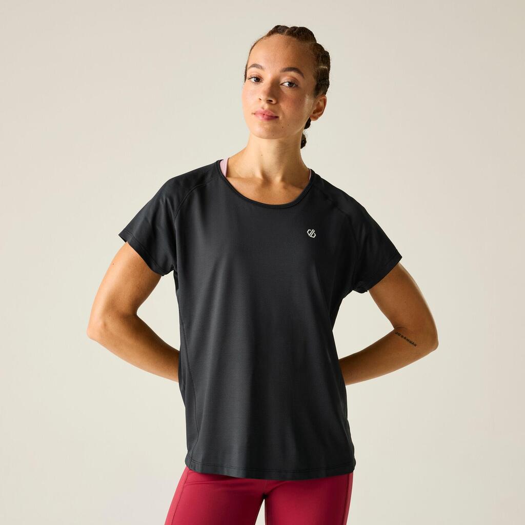 Womens Corral Active Short Sleeved Scoop Neck T-Shirt
