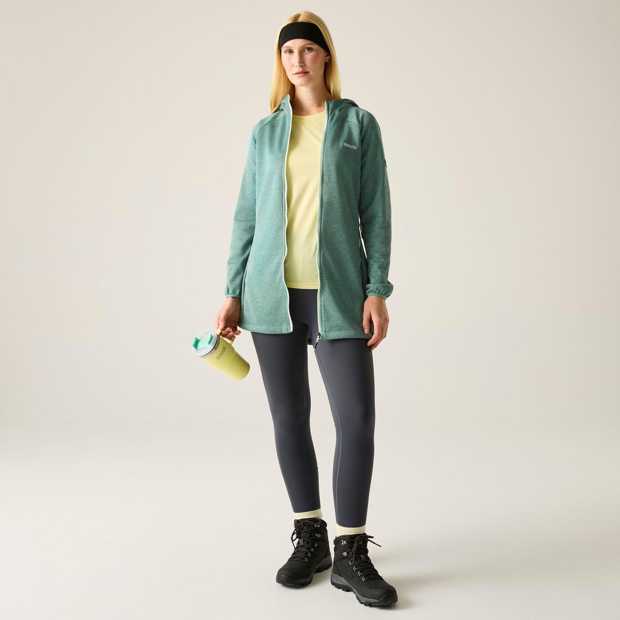 Bloomfield Long Line Fill Zip Hooded Fleece voor dames 3/7