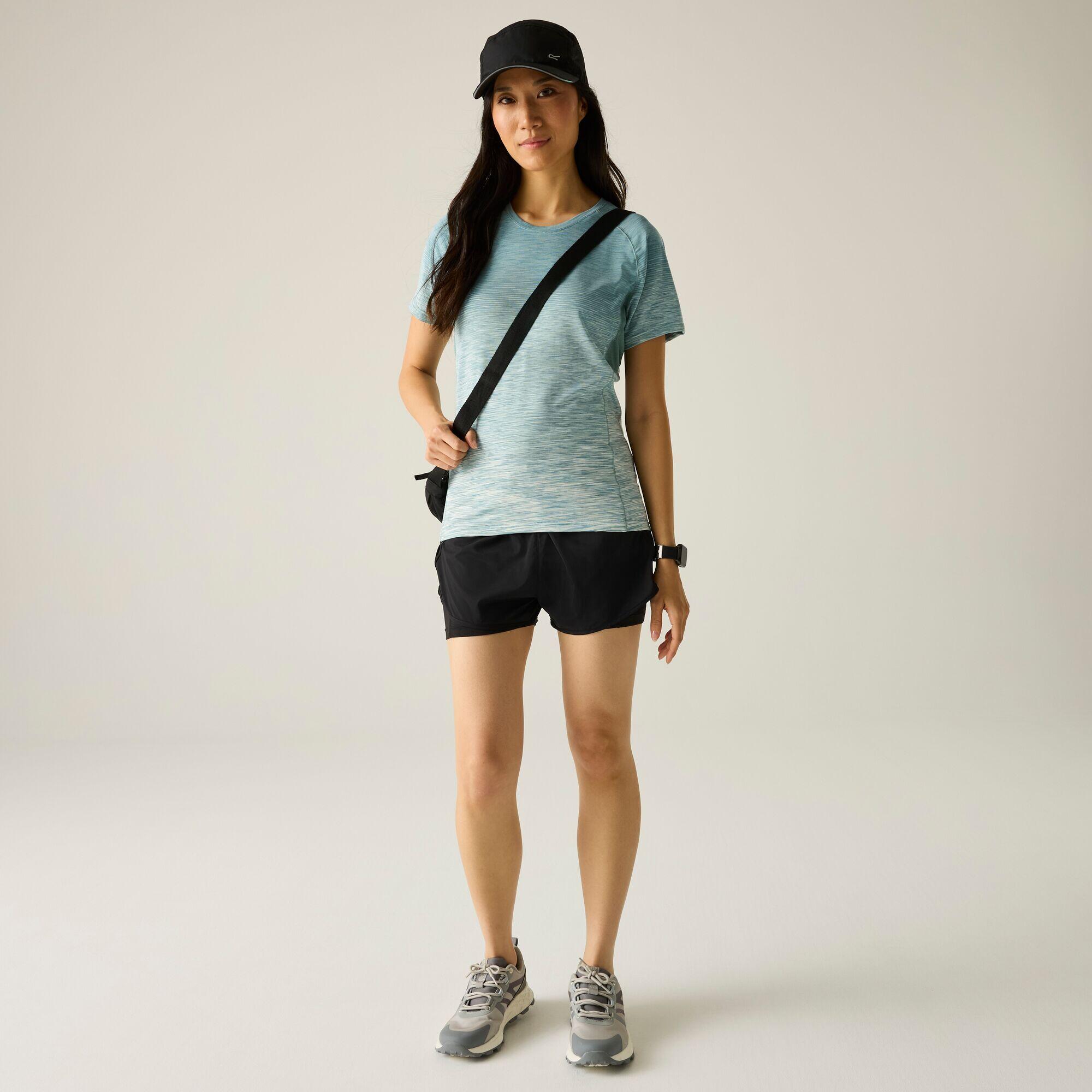 T-shirt à manches courtes Laxley II pour femme, effet chiné dégradé 3/5