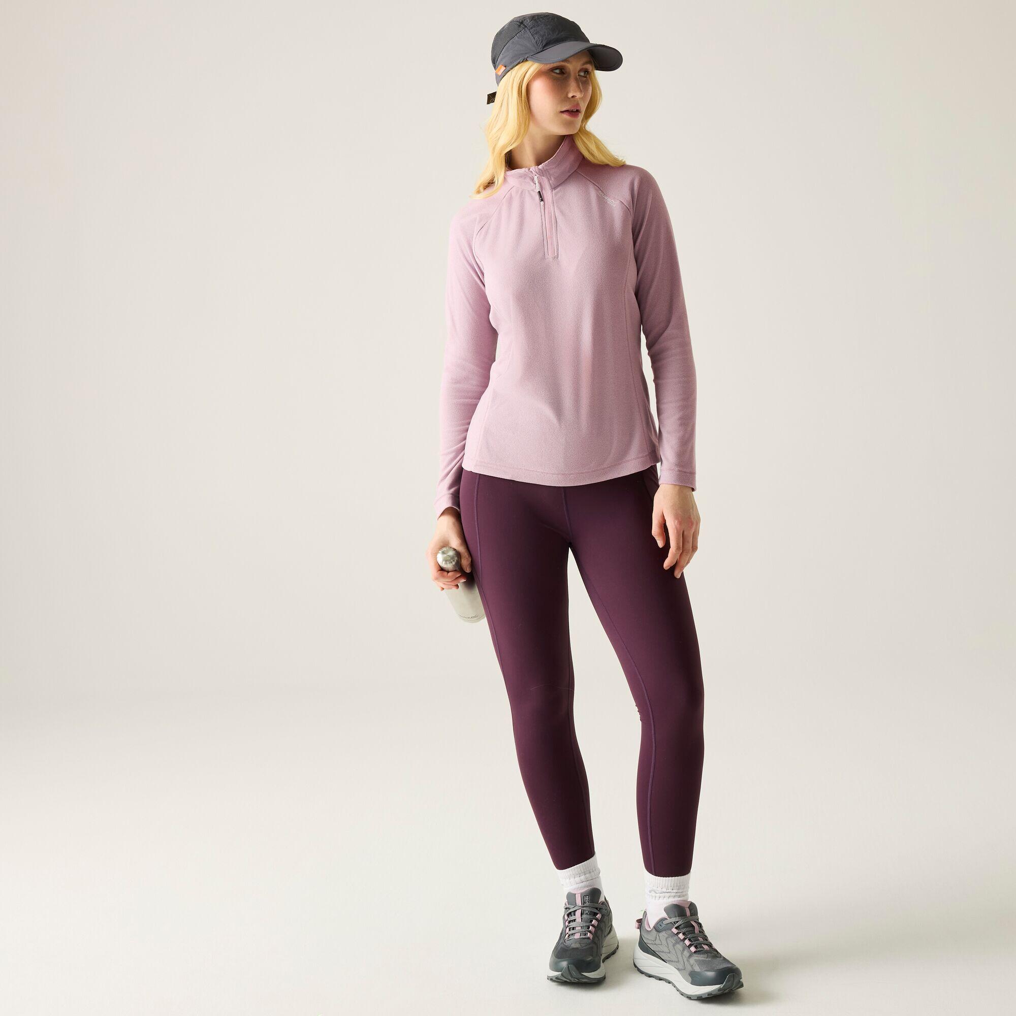 Montes Womens Lightweight Half-Zip Hiking Fleece 4/5