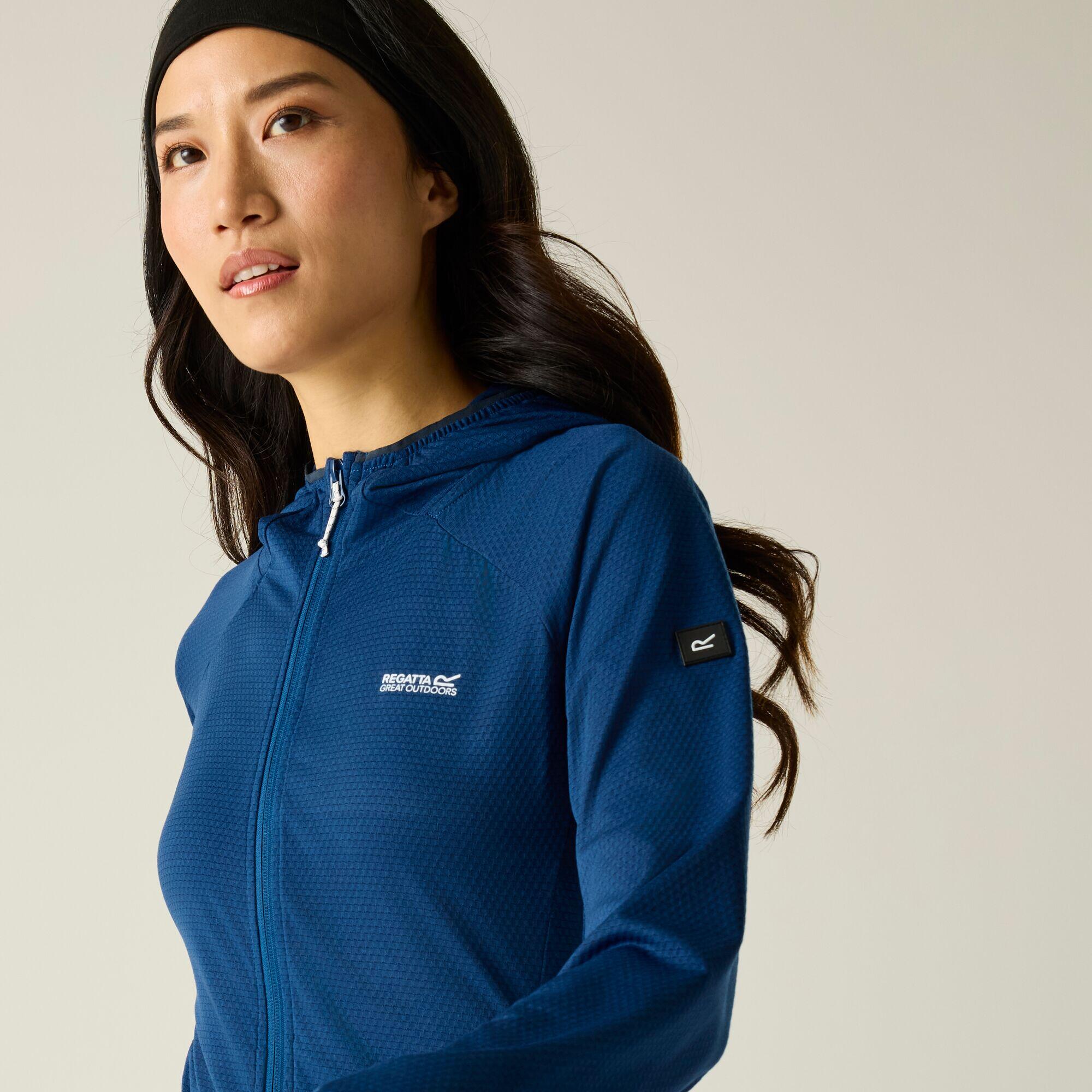 Huntdale fleecevest met capuchon en volledige ritssluiting voor dames 4/5