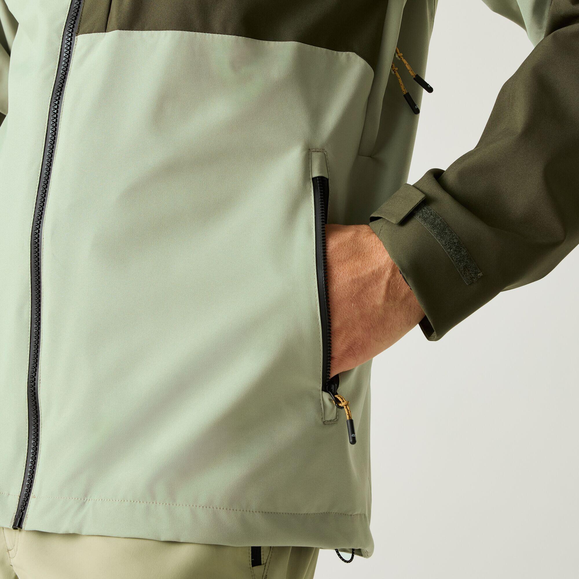 Bosfield Herren-Wanderjacke mit Kapuze und Einsätzen, wasserdicht 5/7