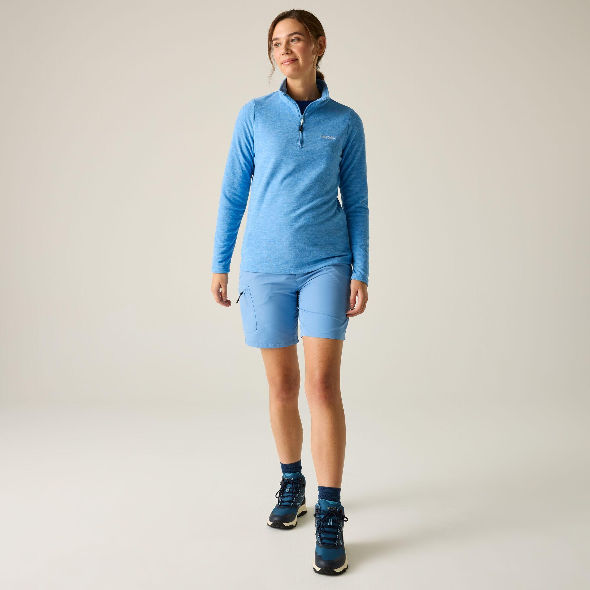 Damen Sweethart Marl Half Zip Fleece 3/5