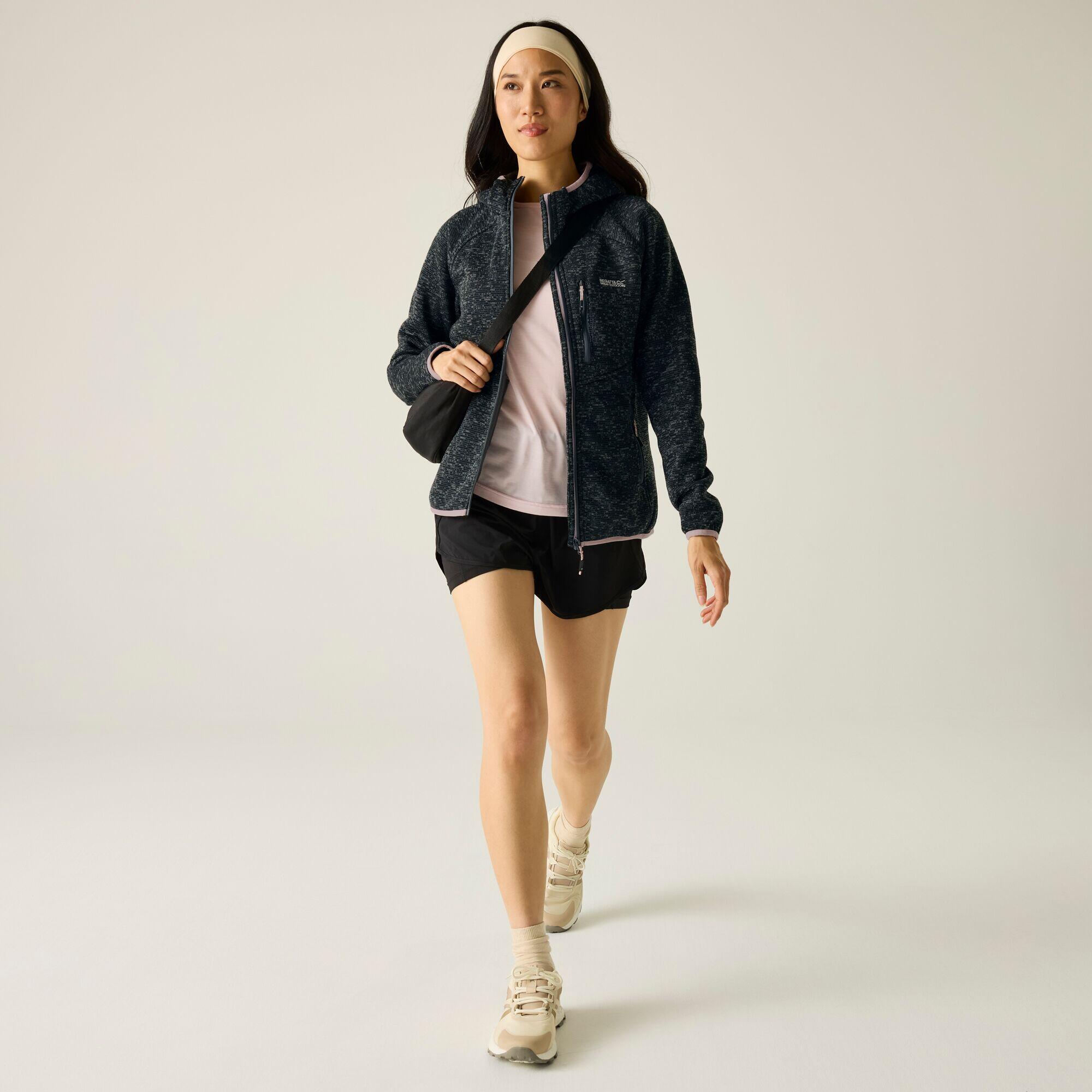 Newhill Leichtes Fleece mit Kapuze und durchgehendem Reißverschluss für Damen 3/6