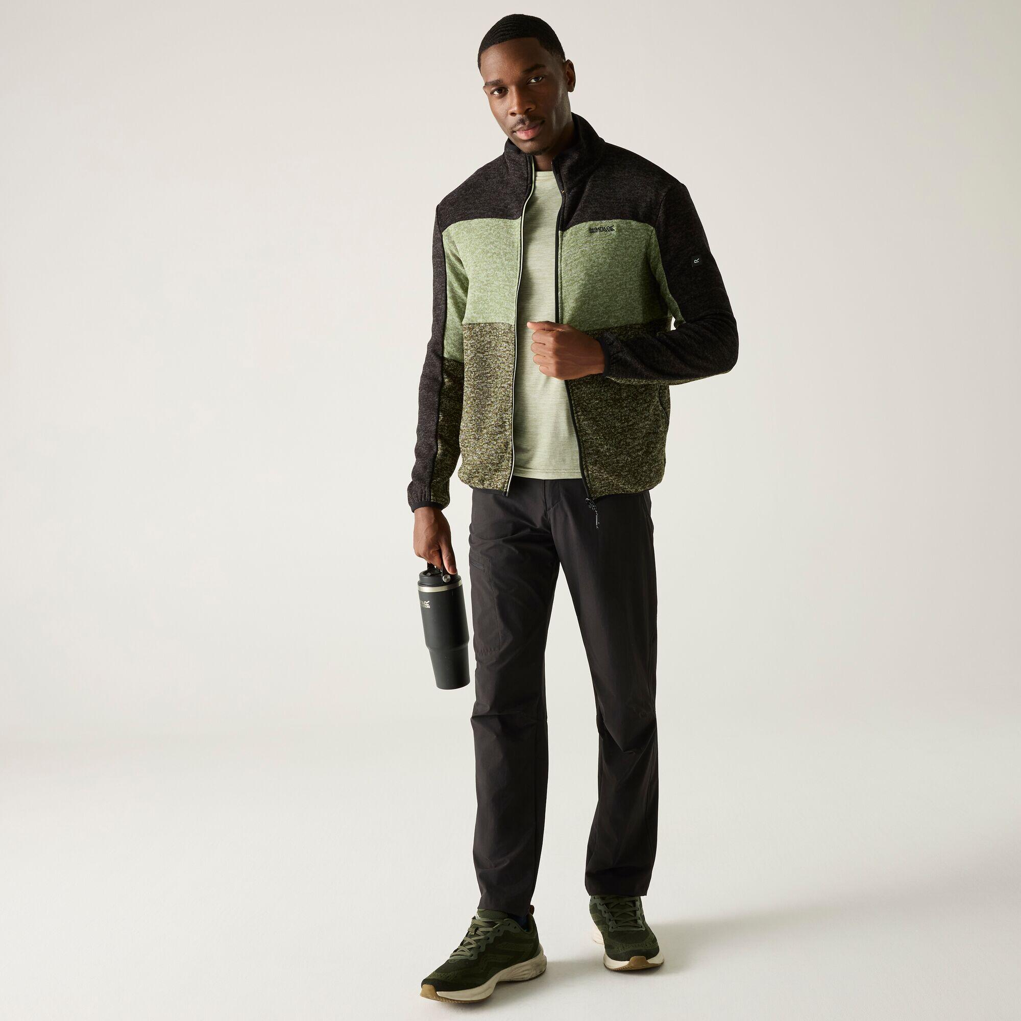 Felpa con zip intera color block Elram da uomo 3/5