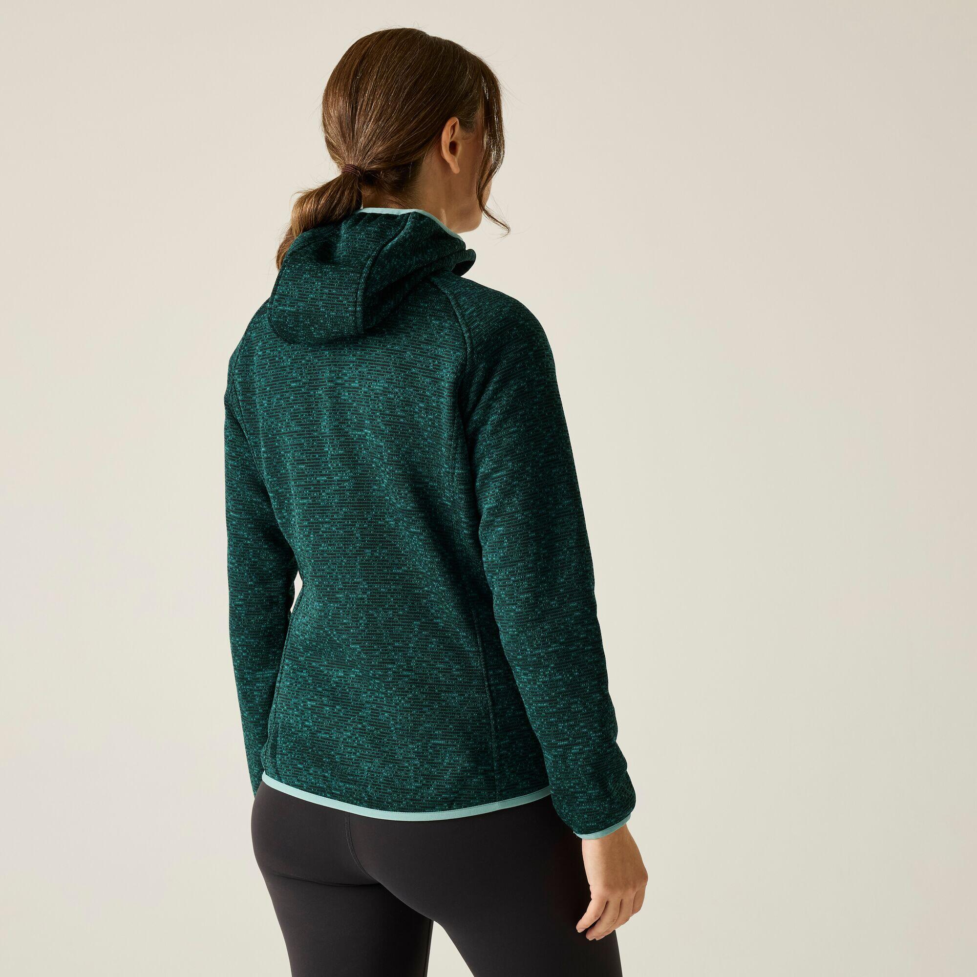 Felpa leggera con cappuccio e zip completa da donna Newhill 2/6
