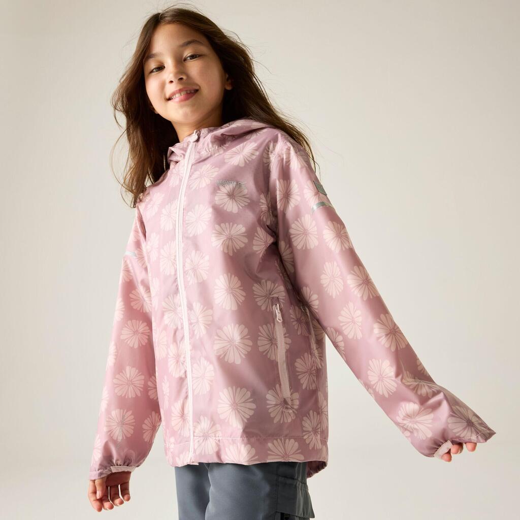 Kids Printed Lever Waterproof Shell Jacket