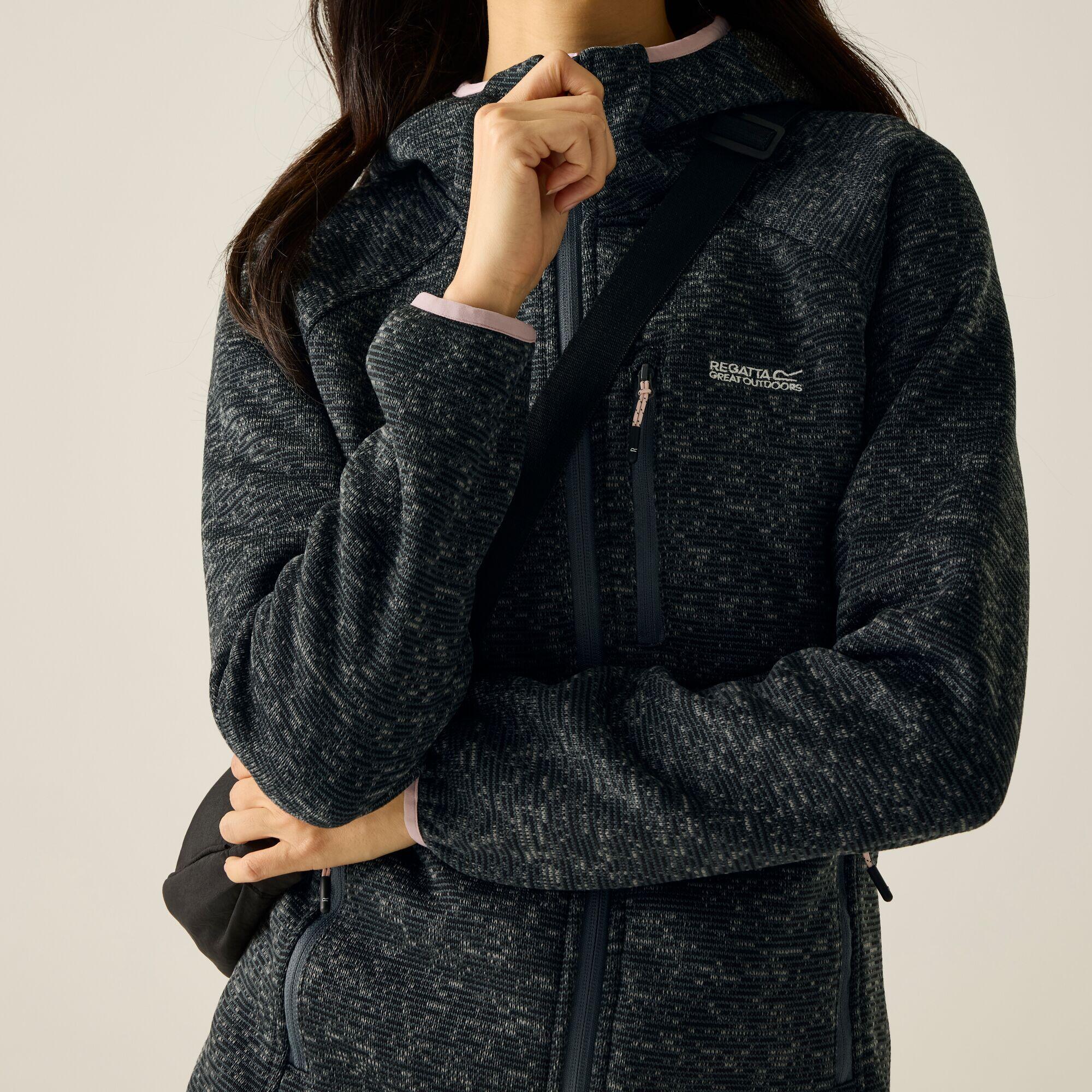 Newhill Leichtes Fleece mit Kapuze und durchgehendem Reißverschluss für Damen 5/6