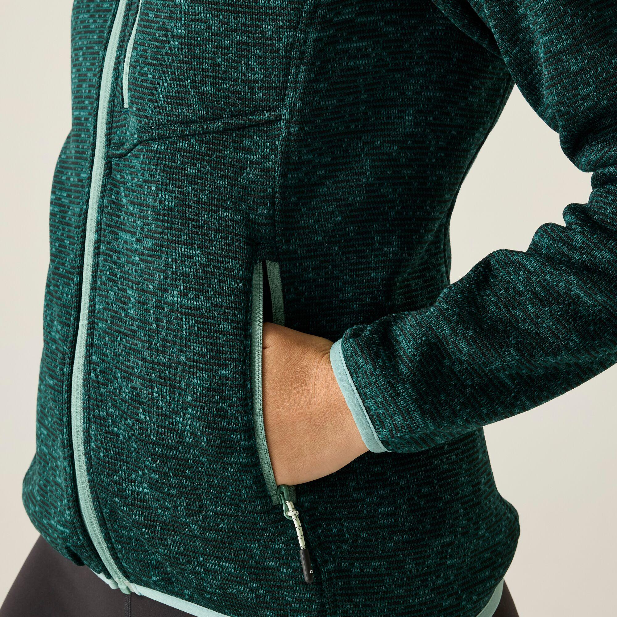 Felpa leggera con cappuccio e zip completa da donna Newhill 5/6