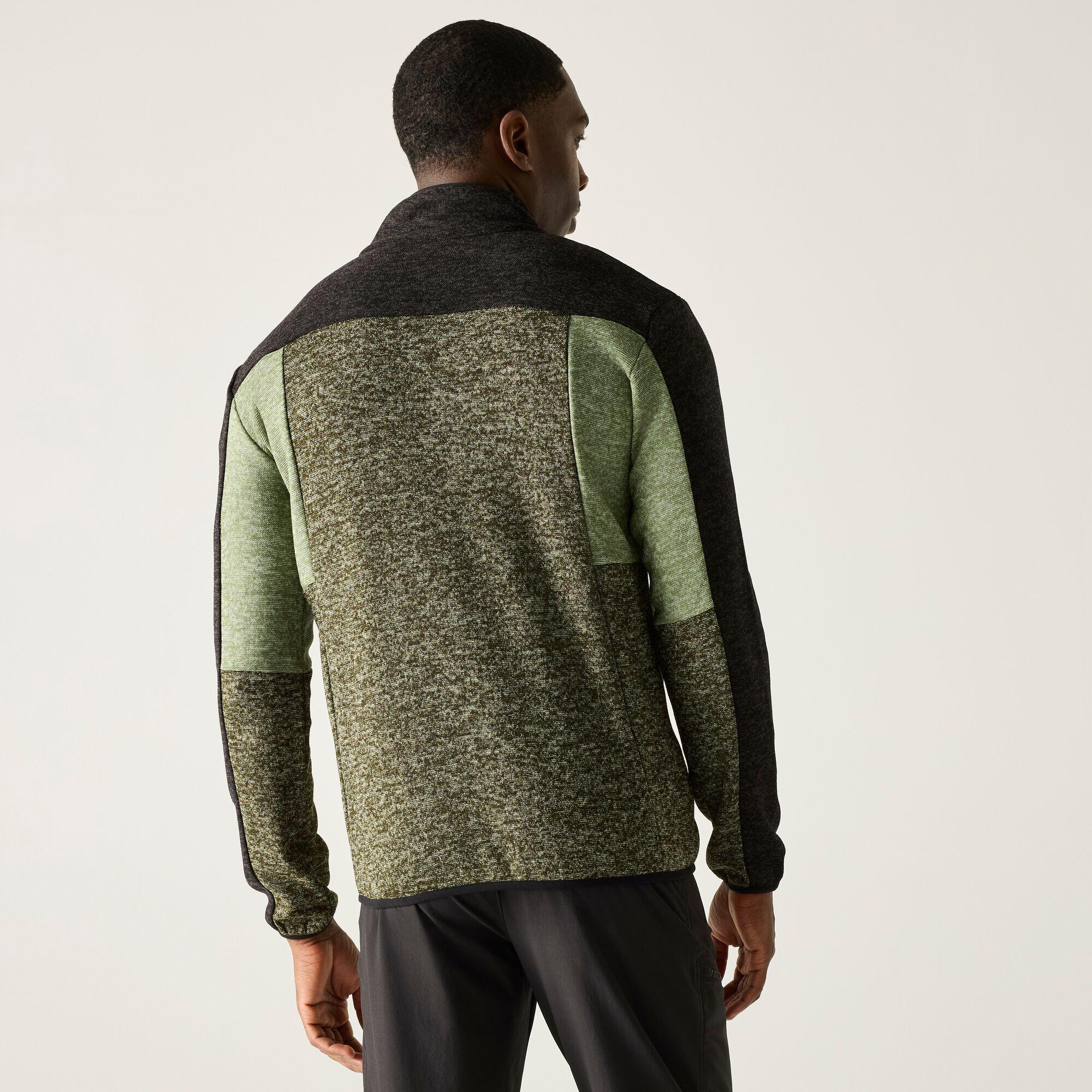 Felpa con zip intera color block Elram da uomo 2/5
