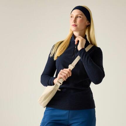 Damen Sweethart Marl Half Zip Fleece