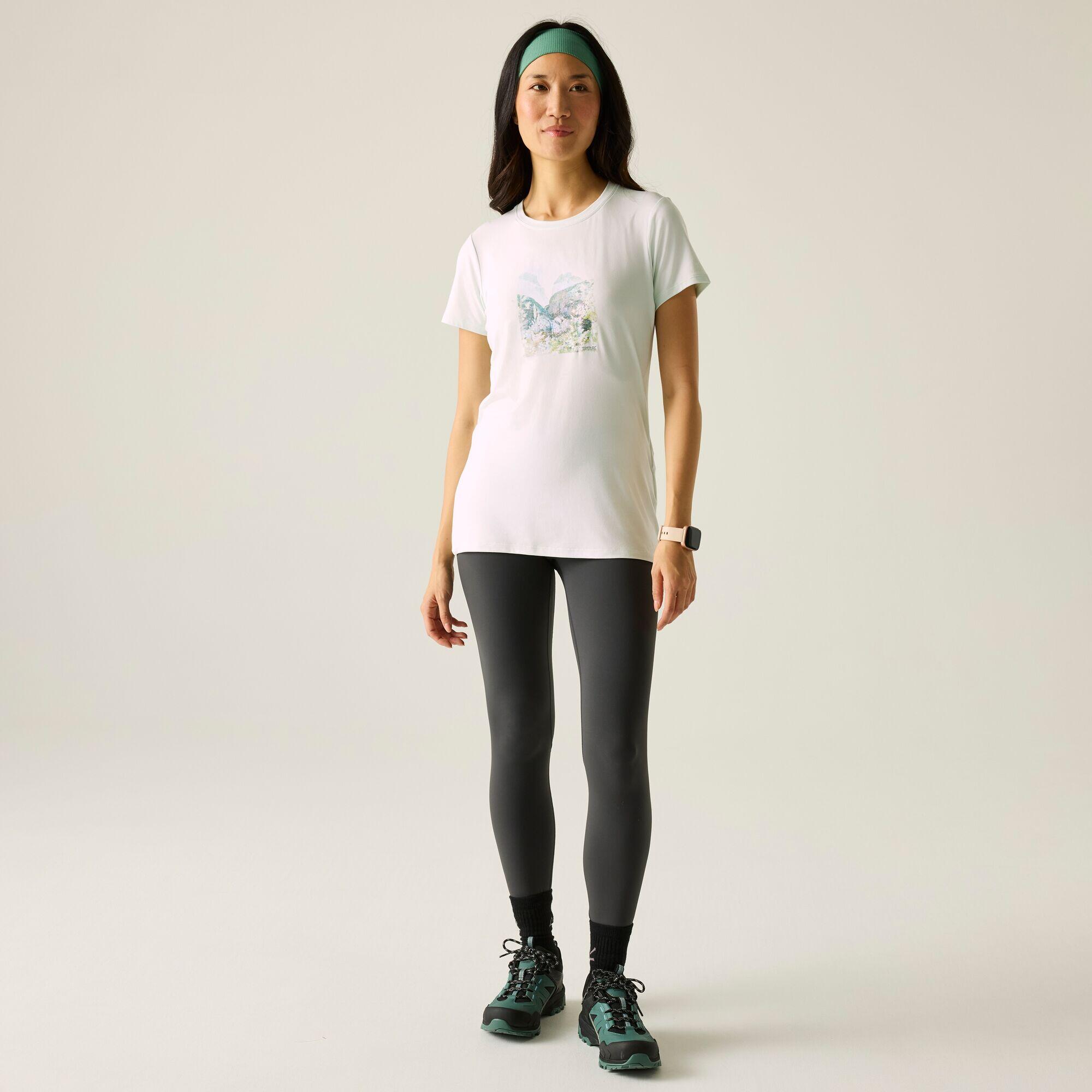 T-shirt grafica a maniche corte elasticizzata Fingal da donna 3/5