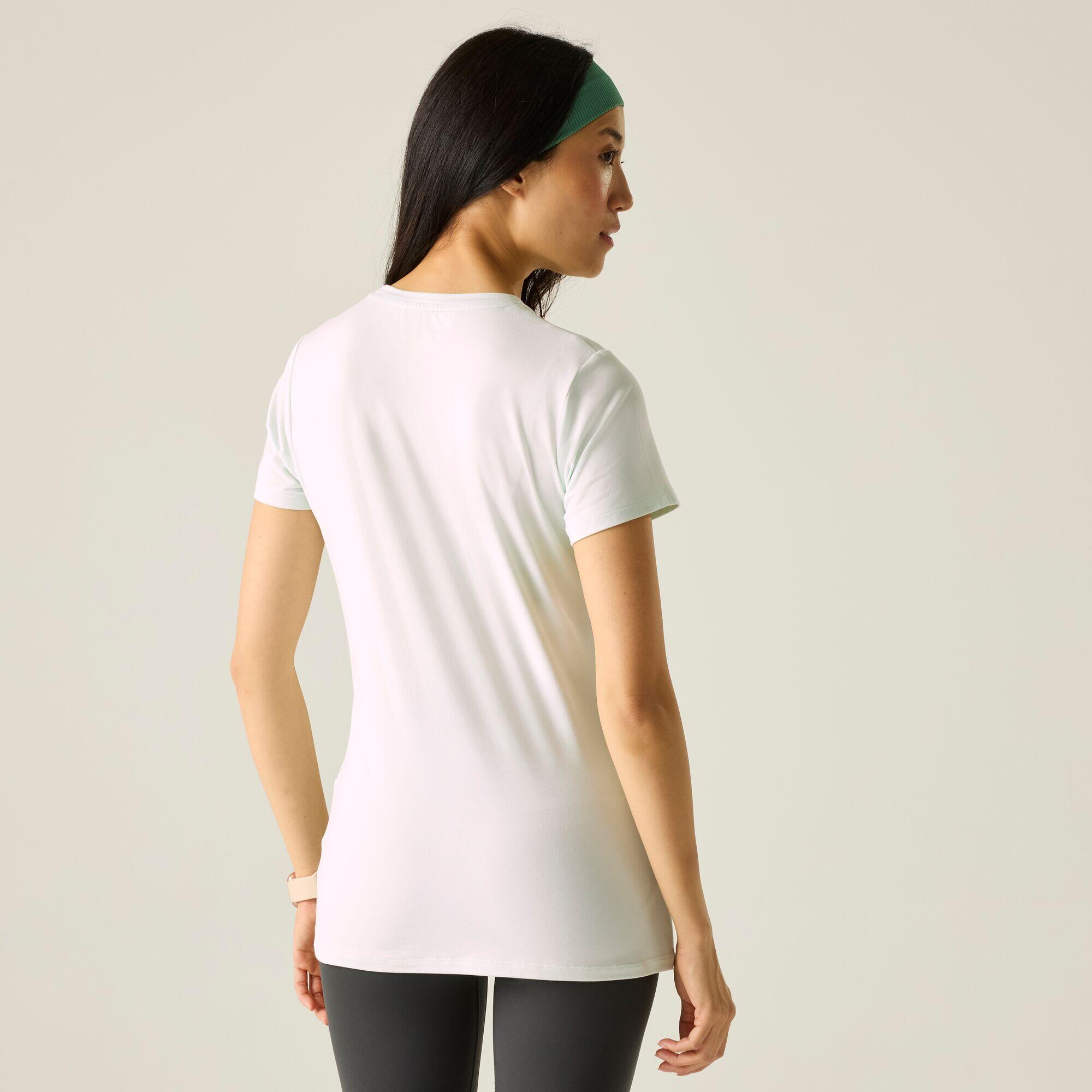 T-shirt grafica a maniche corte elasticizzata Fingal da donna 2/5