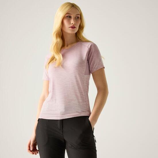 Laxley II Damen-T-Shirt mit kurzen Ärmeln und meliertem Farbverlauf