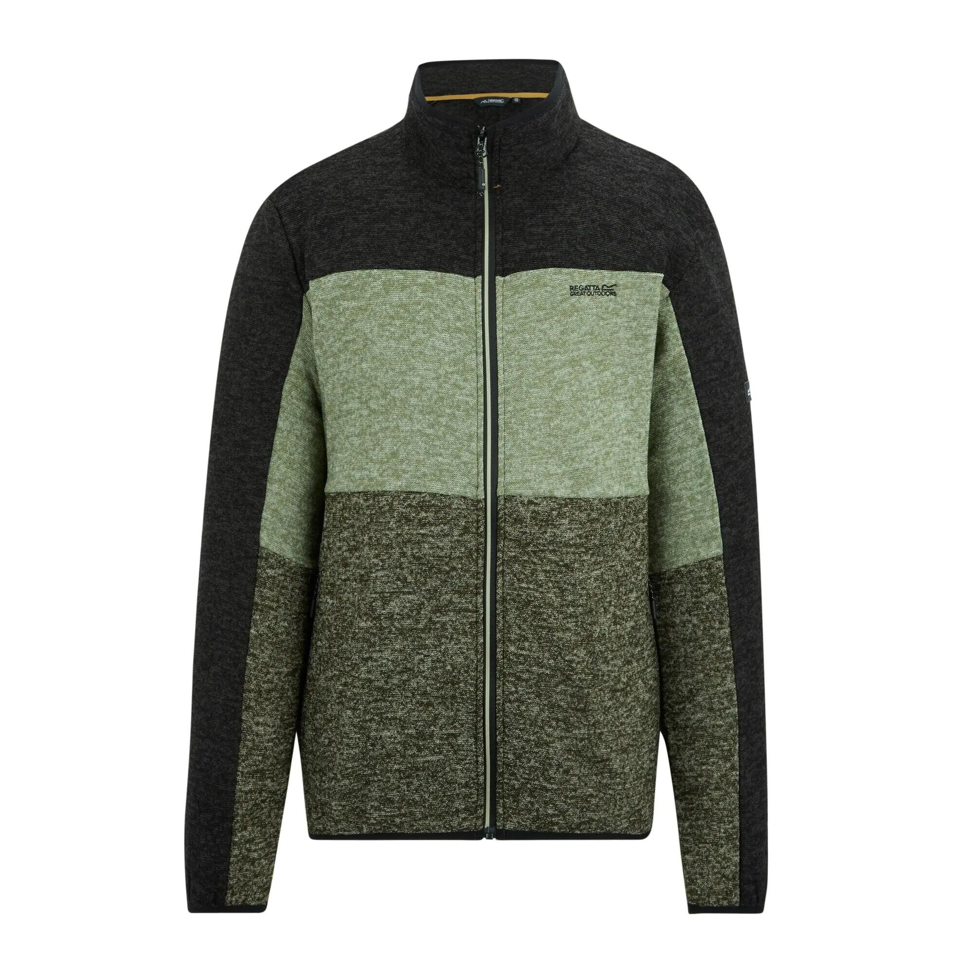 Polaire Elram à fermeture éclair intégrale et blocs de couleurs pour homme 5/5