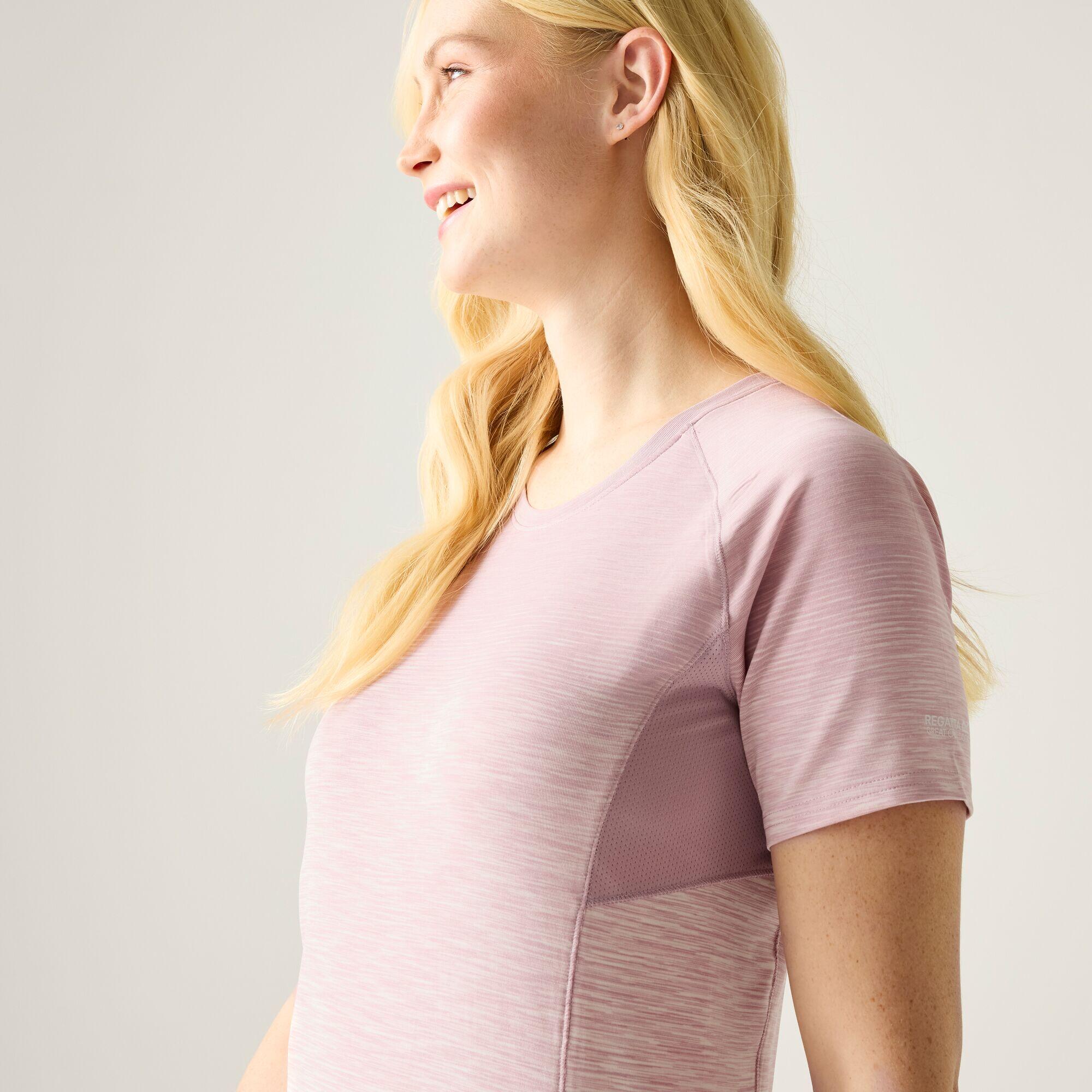 T-shirt à manches courtes Laxley II pour femme, effet chiné dégradé 4/5