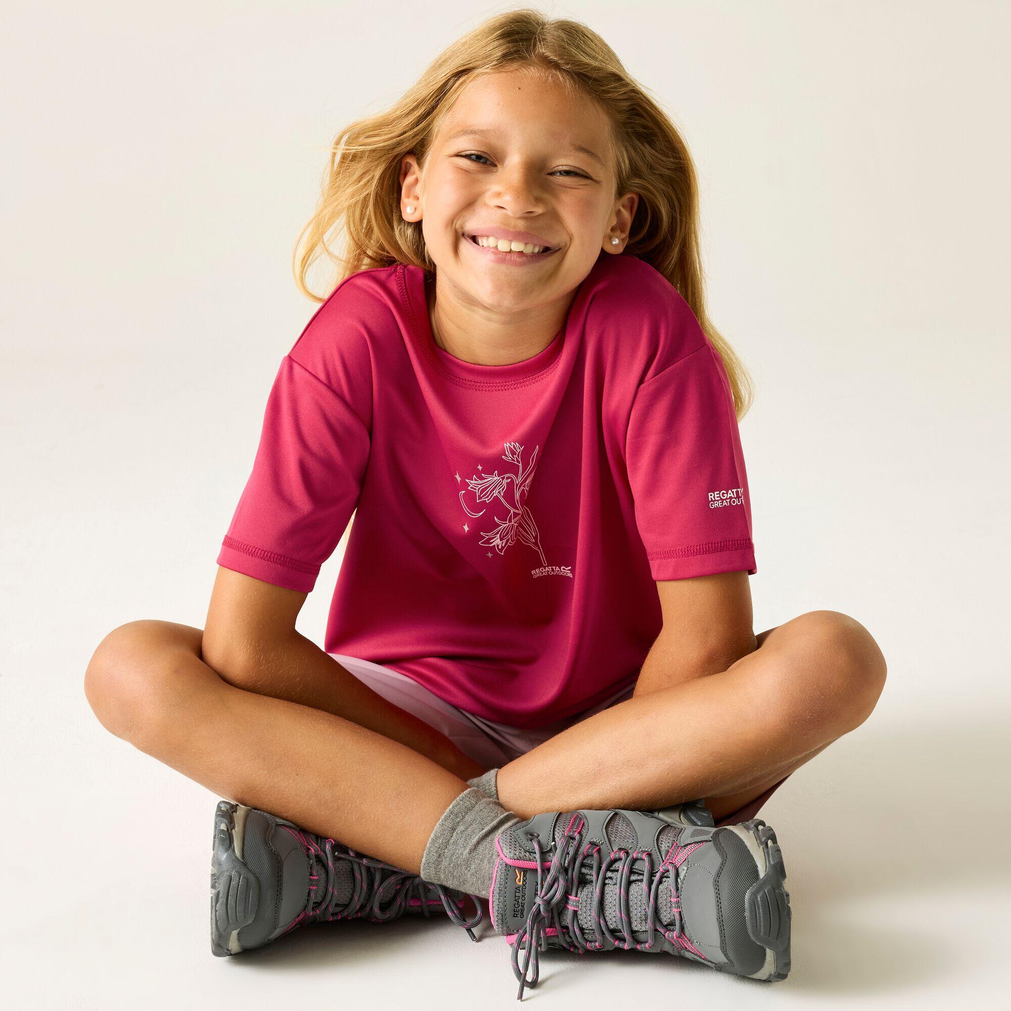 Kids Aria Short Sleeved Graphic T-Shirt 4/5